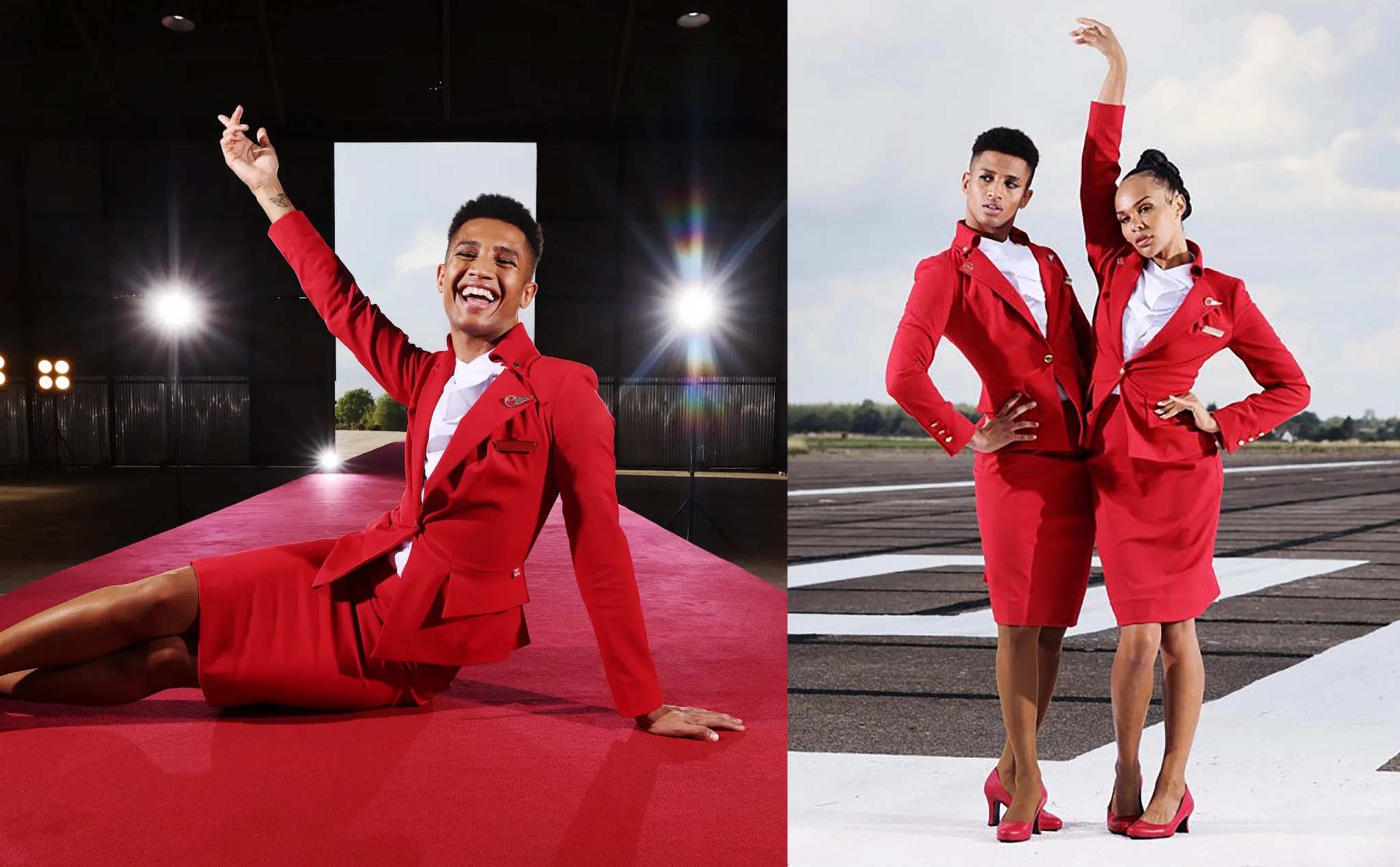 Hãng bay Virgin Atlantic cho phép tiếp viên nam mặc váy