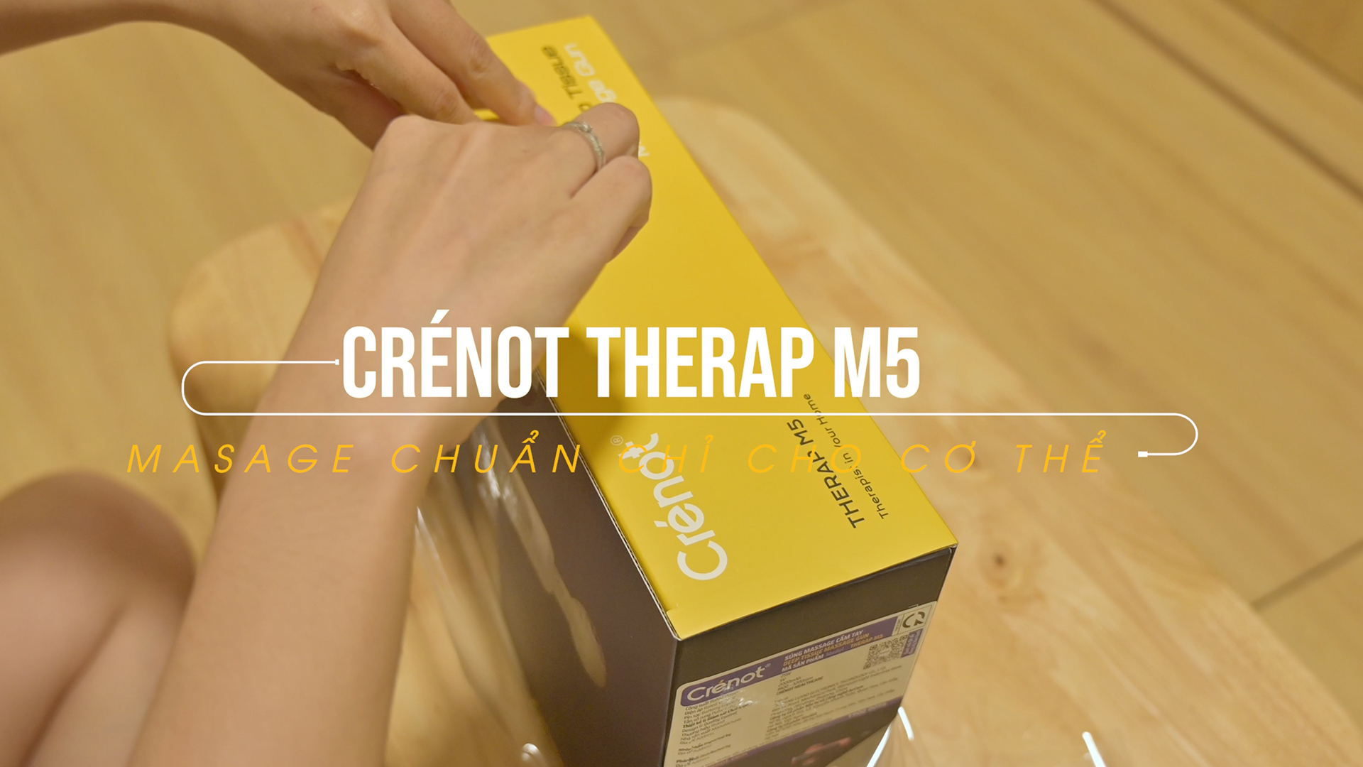 Săn Sale 10-10 máy Crenot Therap M5 - Massage cầm tay tiện dụng.