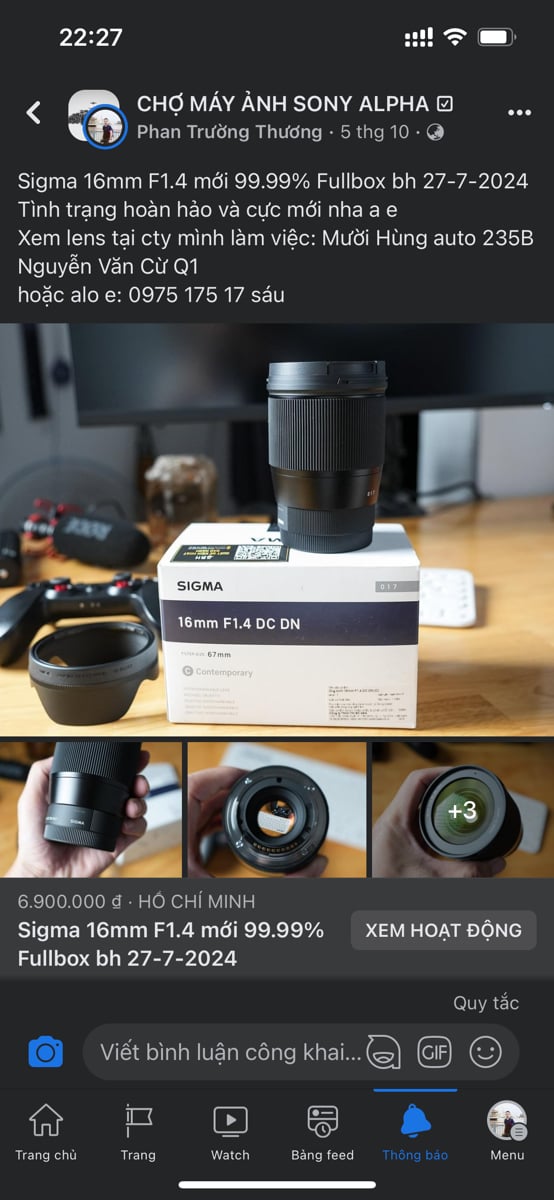 Combo Cho Anh Em Làm Vlog: Ống Kính Sony 11Mm F1.8 Kết Hợp Sony Zv-E10