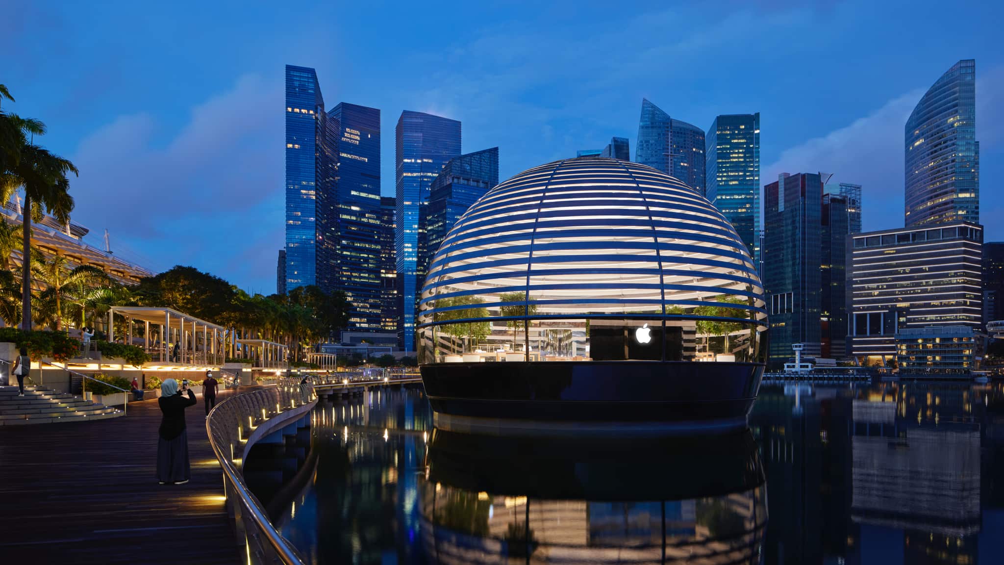 Tham quan Apple Store Bayfront (Singapore): Góc nhỏ xinh đẹp bên bờ vịnh Marina