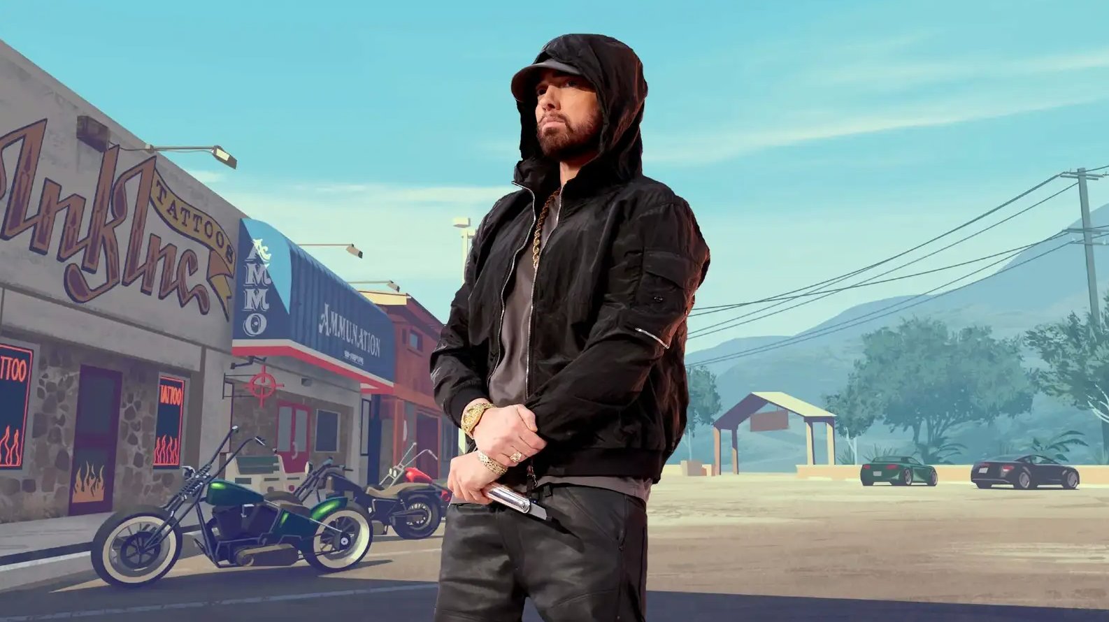 Ngày xưa từng suýt có phim bối cảnh GTA, rapper Eminem thủ vai chính
