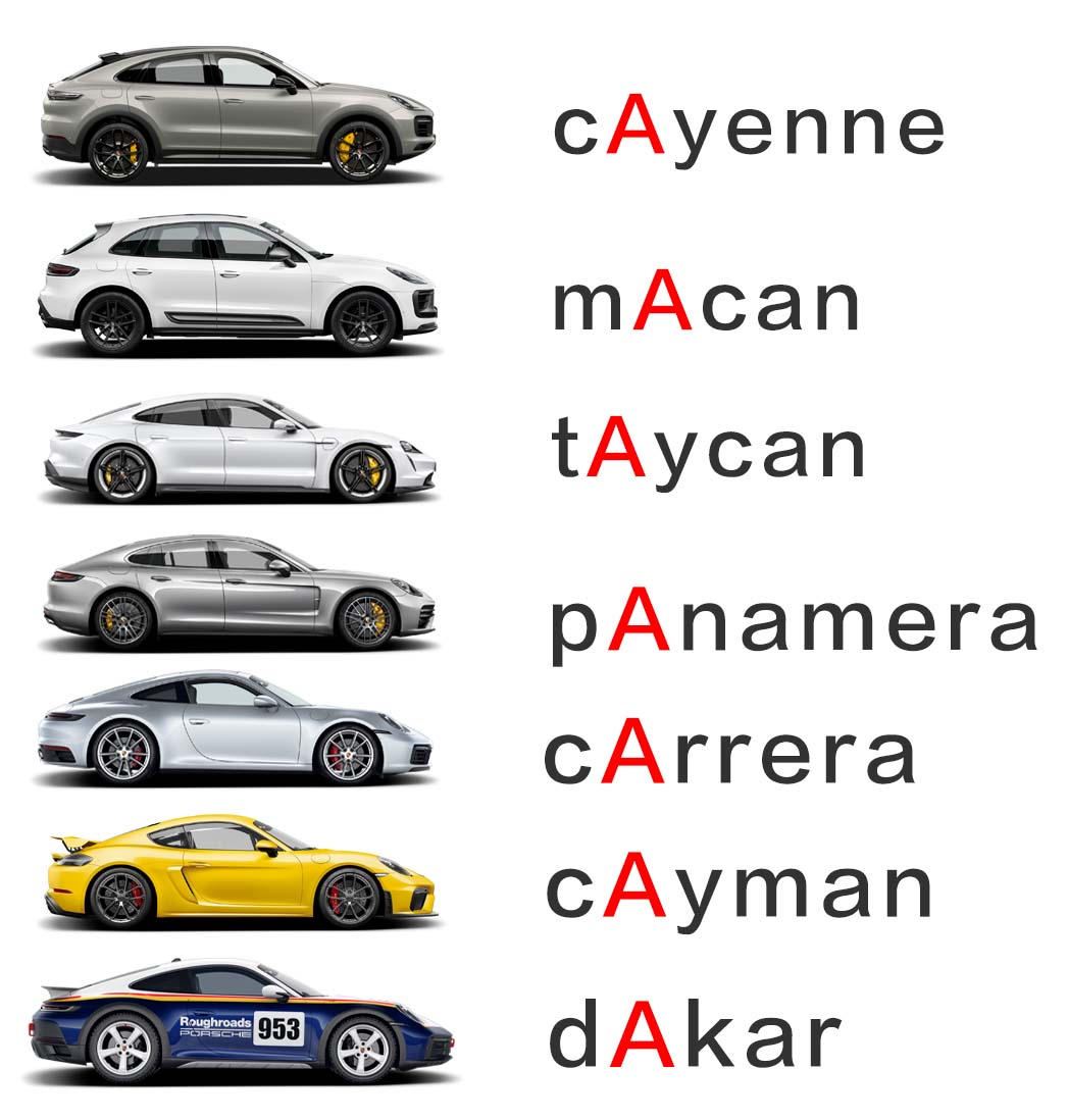 Chào anh em, mới gần đây mình phát hiện ra cách đặt tên đặt biệt của Porsche dành cho các dòng xe...