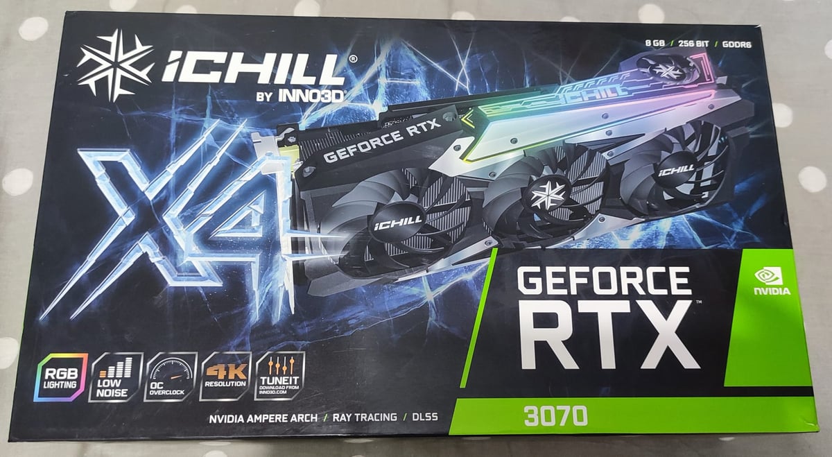 Mình vừa mua con Card màn hình Inno3D RTX 3070 ICHILL X4-8GB, chưa bóc seal, 15tr. sdt...