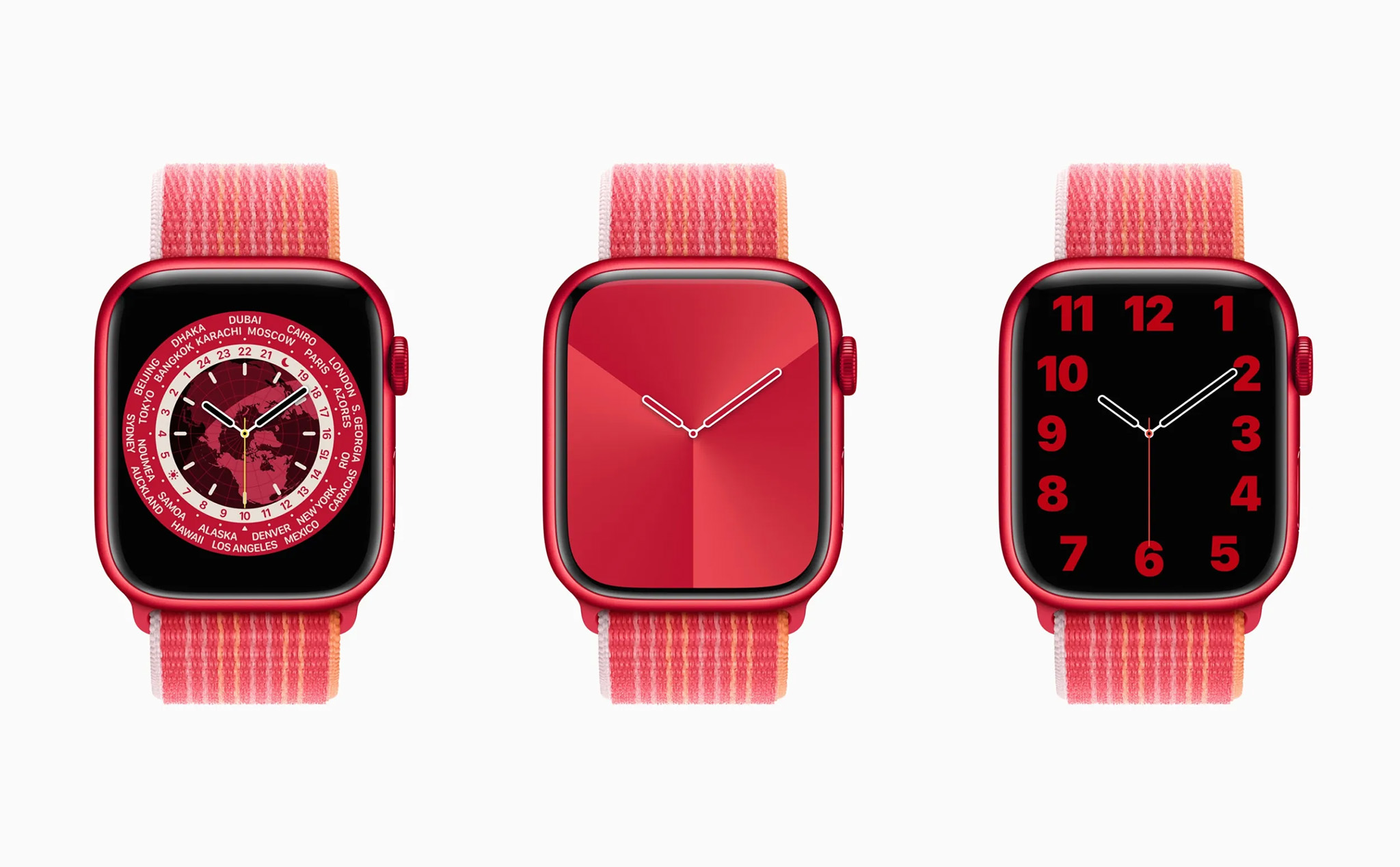 Mời anh em tải mặt Apple Watch (PRODUCT)RED nhân dịp quốc tế phòng chống AIDS