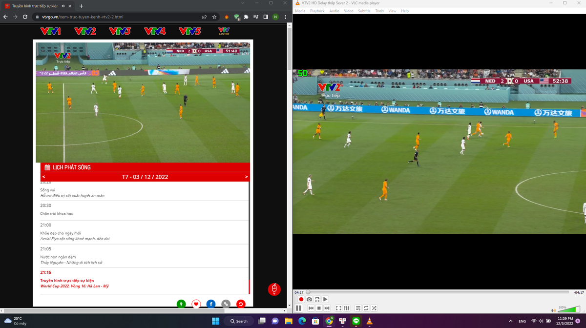 Xem World Cup bằng IPTV mức độ delay hầu như không có, hình ảnh nhanh hơn VTV Go tận 50 giây!