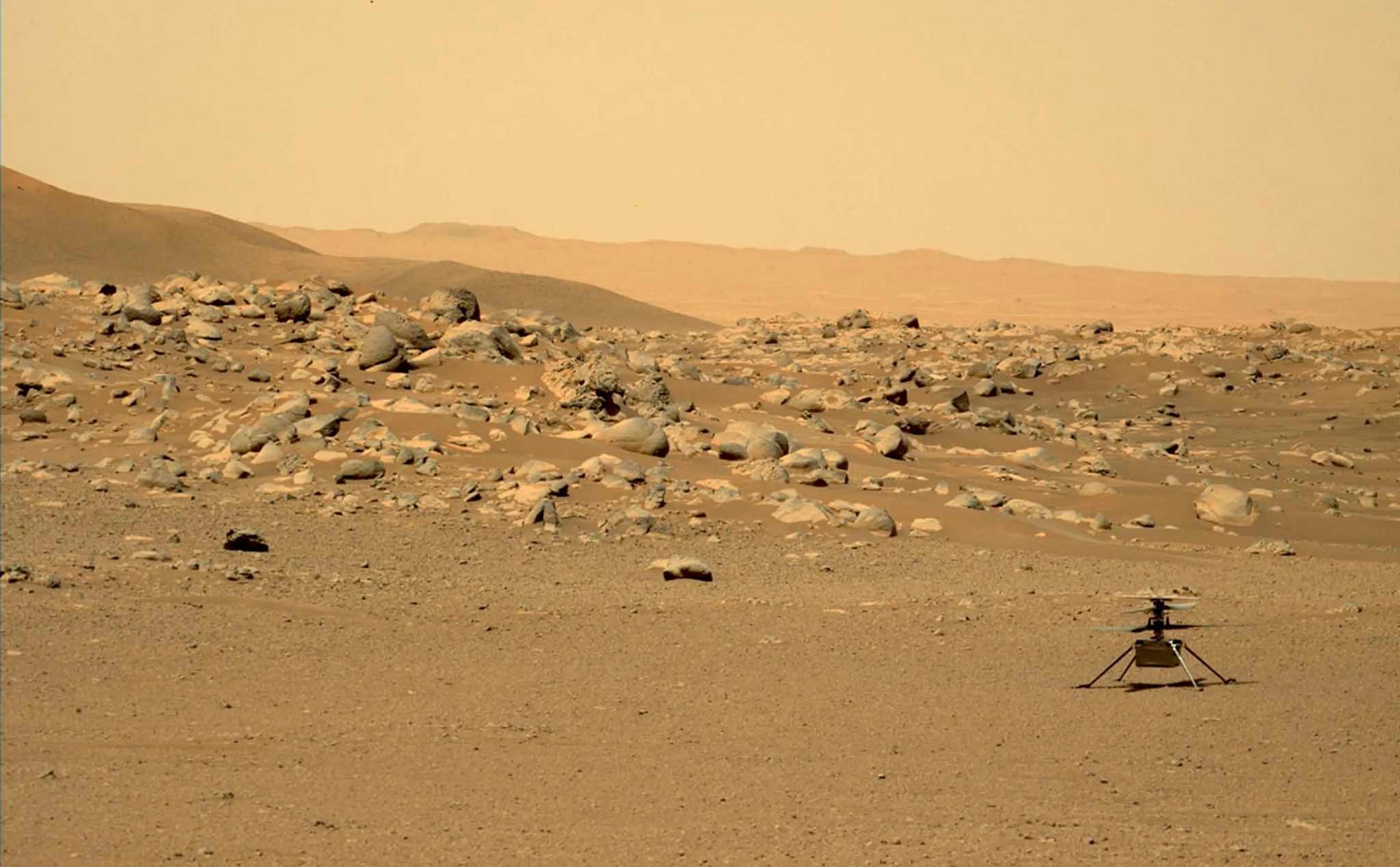 Trực thăng Ingenuity của NASA lập kỷ lục về độ cao khi bay trên sao Hỏa