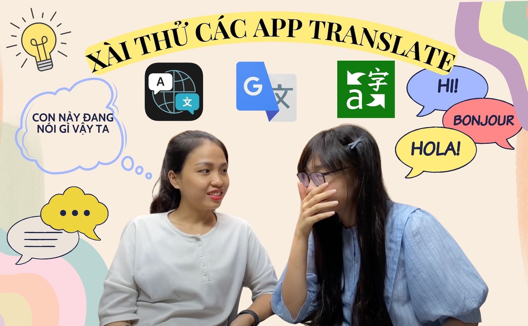 Thử thách nói tiếng Trung và tiếng Tây Ban Nha trên Google, Apple & Microsoft Translate