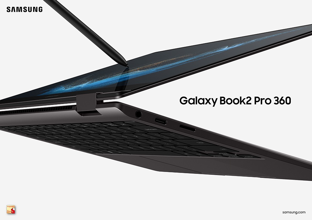 Samsung ra mắt Galaxy Book2 Pro 360 phiên bản Snapdragon 8cx Gen 3, giá từ 1500 đô