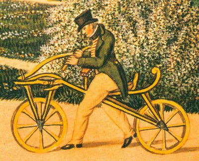 Karl-von-Drais-on-his-original-Laufmaschine-the-earliest-two-wheeler-in-1819-e1527766026331.jpg