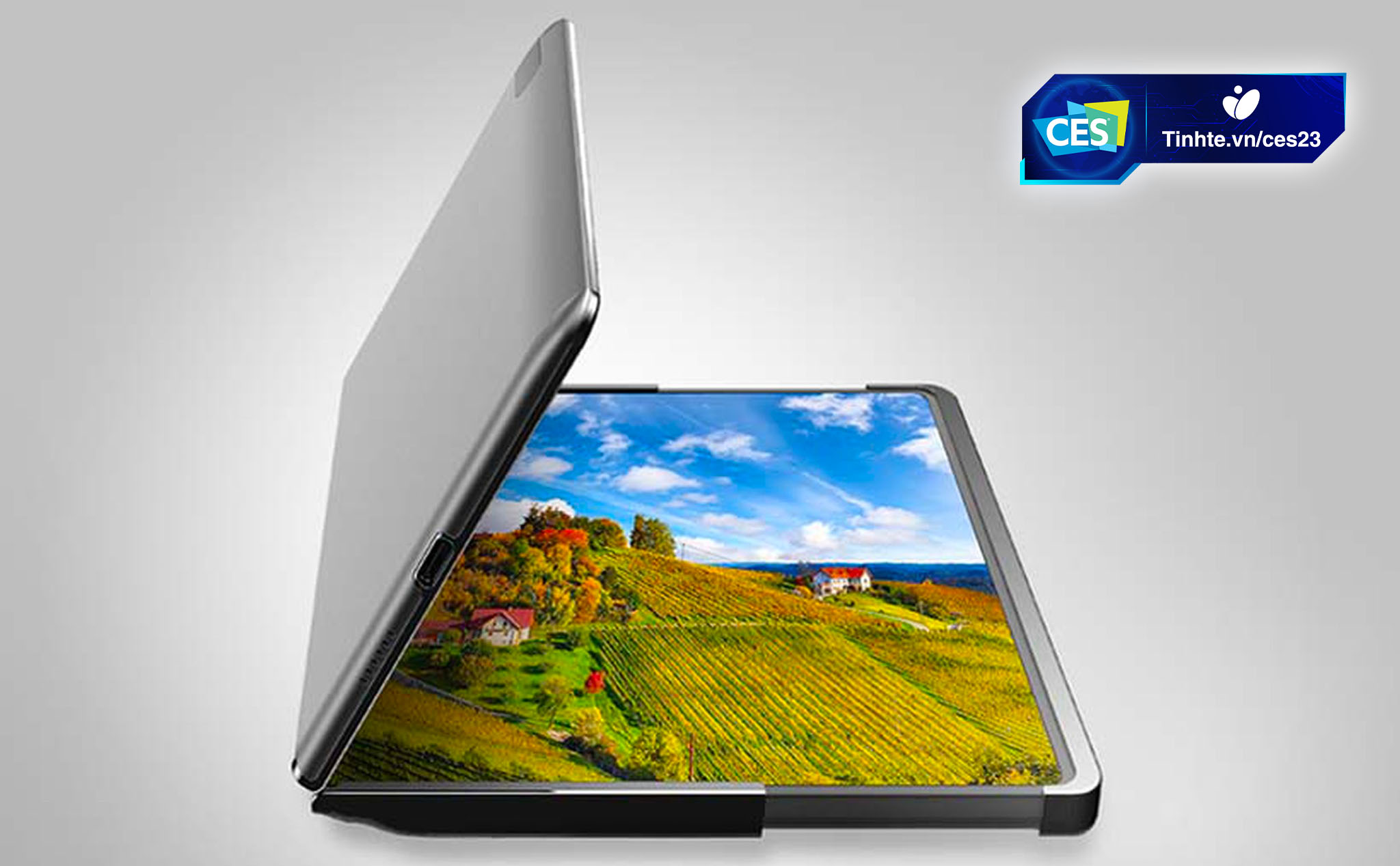 #CES23: Concept Samsung Flex Hybrid - thiết bị di động "gập-trượt" mới