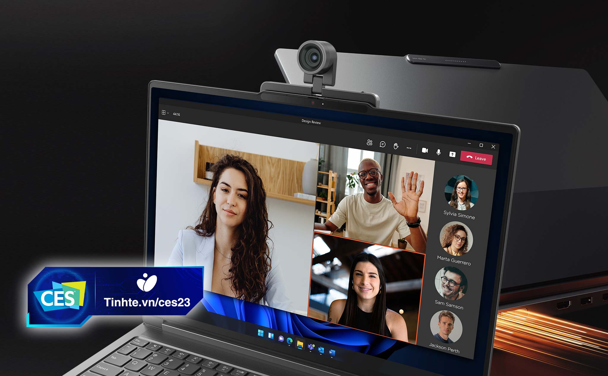 #CES23: Lenovo ra mắt ThinkBook 16p Gen 4 với chân gắn phụ kiện hít nam châm trên webcam