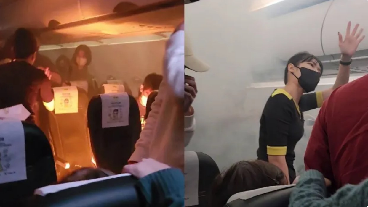 Sạc dự phòng bốc cháy trên máy bay khiến hành khách bị thương