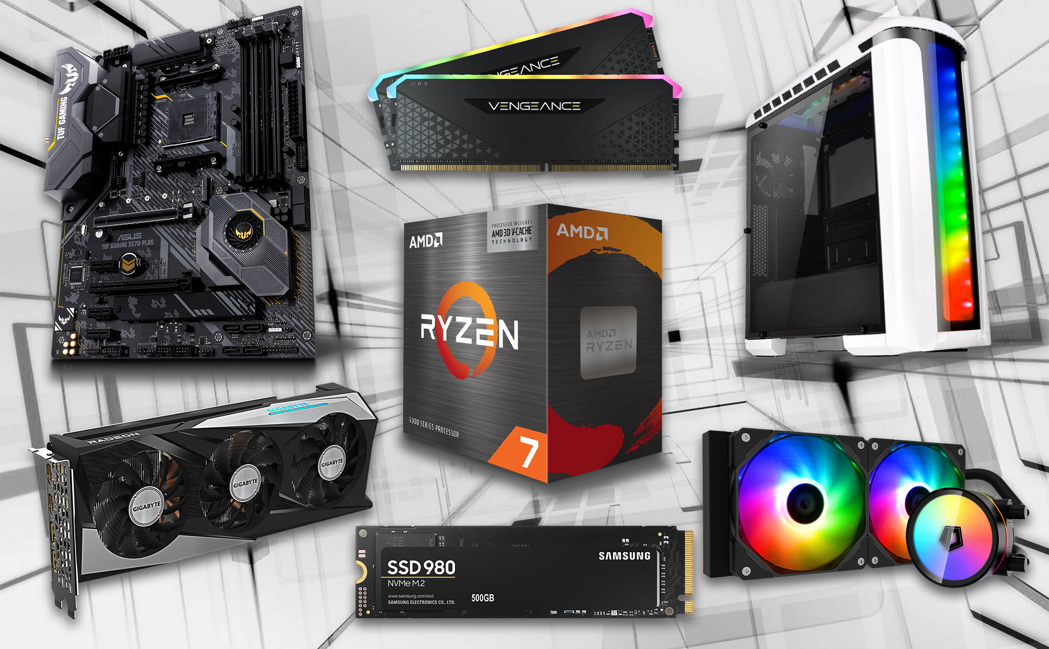 #Tết23: Ráp dàn Ryzen 7 5800X3D để giải trí cùng game dịp Tết Quý Mão