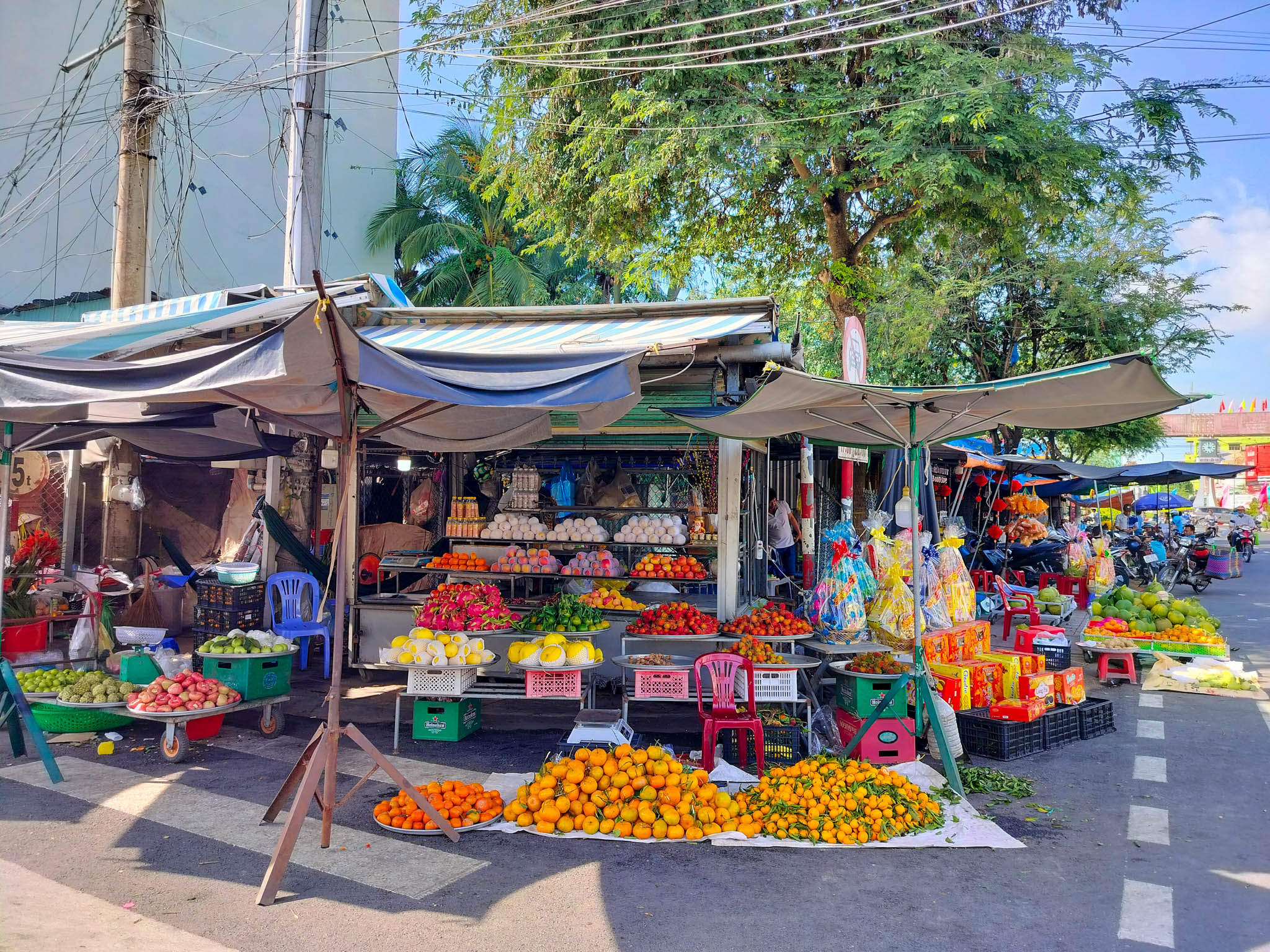 Bộ ảnh chợ xuồng hoa ngày Tết cổ truyền Việt Nam