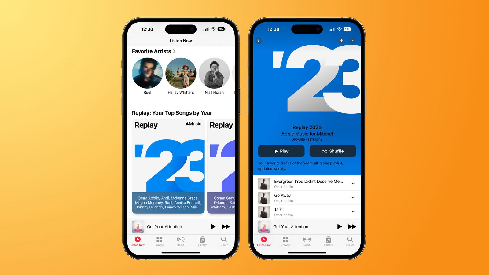 Apple Music bổ sung playlist Replay 2023