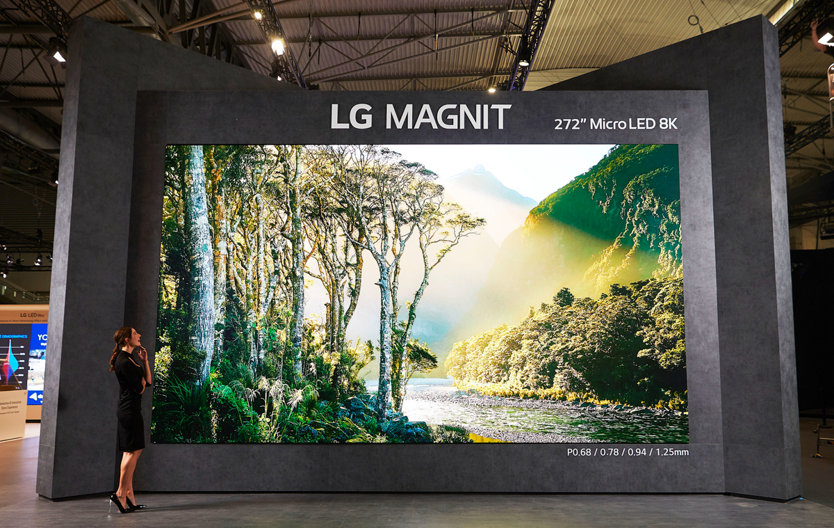 LG MAGNIT: 272 inch 8K, công nghệ microLED