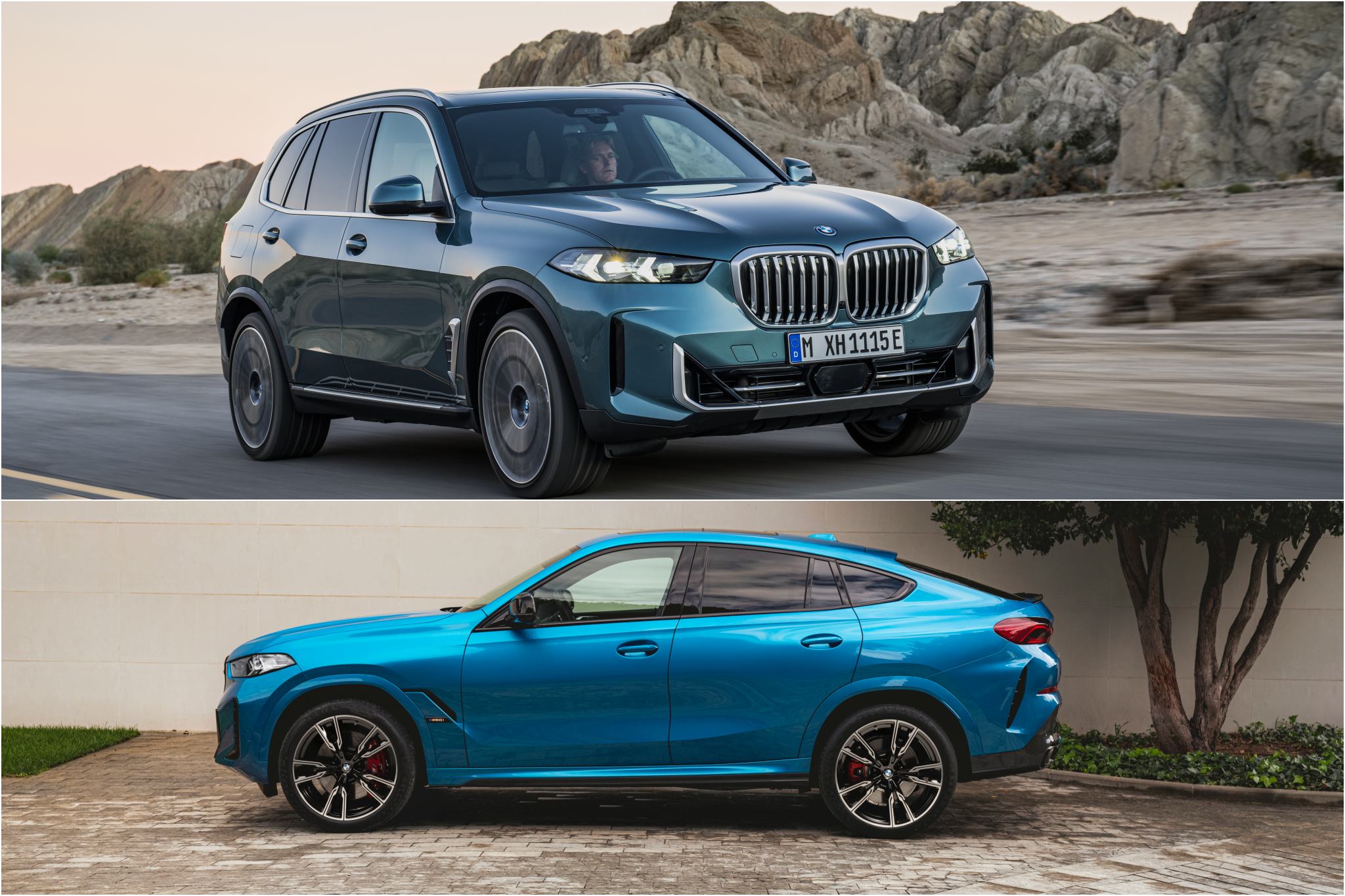 BMW X5 và X6 LCI 2024 ra mắt: Đổi mới ngoại hình, iDrive 8.0, động cơ i6 và V8 mới