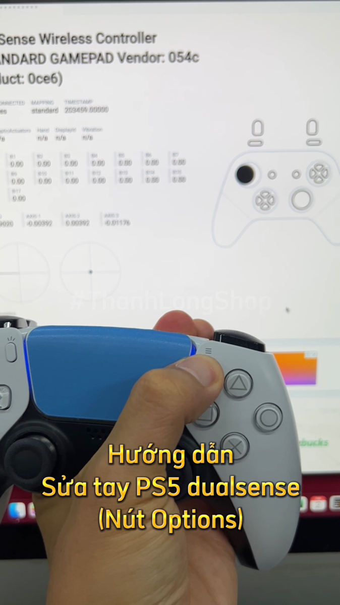 [Hướng dẫn] Sửa tay PS5 dualsense(Nút Options)