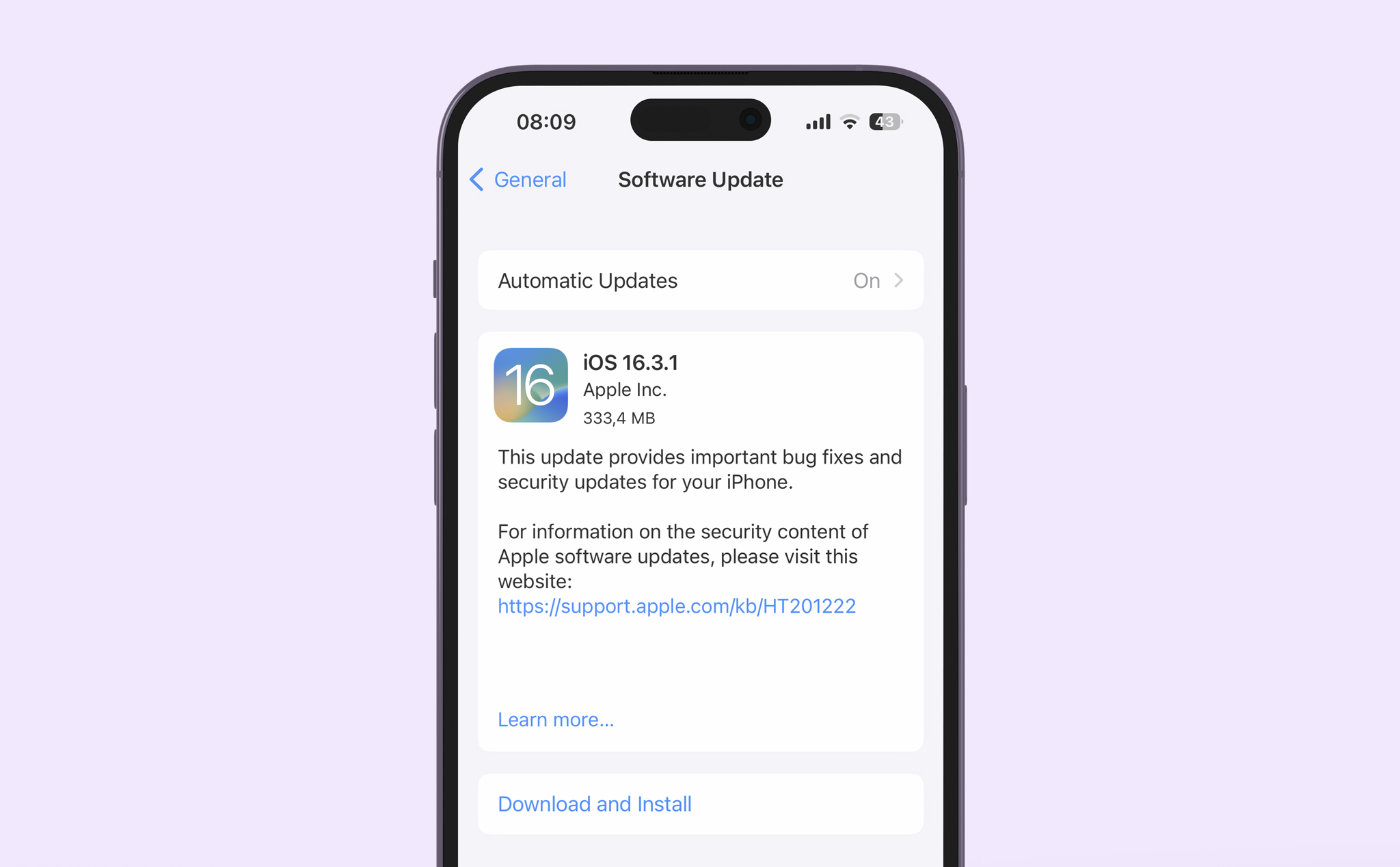 Apple phát hành iOS 16.3.1: sửa lỗi iCloud, tối ưu hoá tính năng phát hiện tai nạn ô tô…