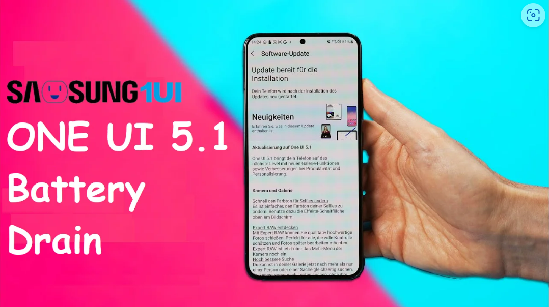 Bản cập nhật One UI 5.1 là thủ phạm "uống pin" trên Samsung Galaxy?