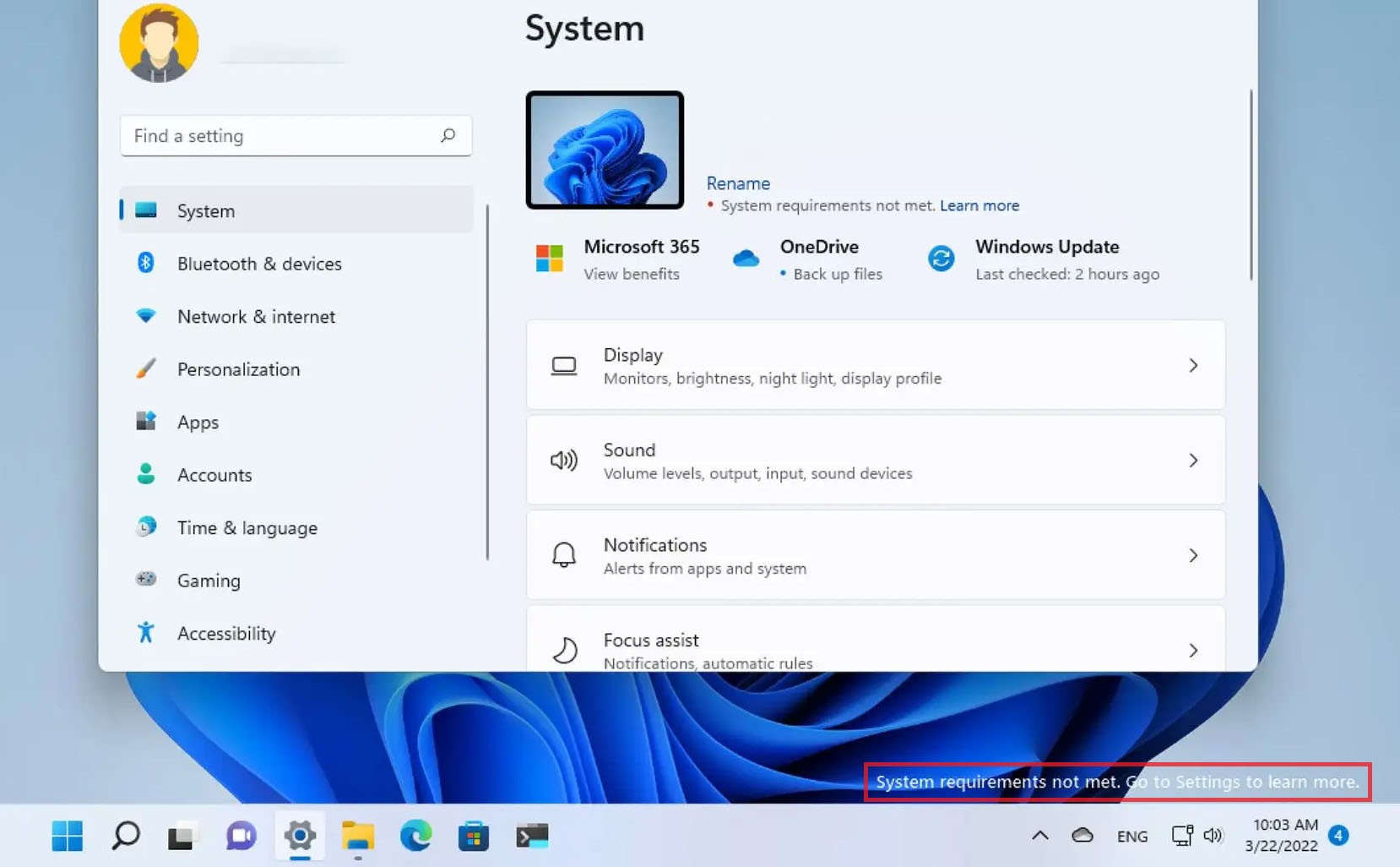 Cài Windows 11 theo kiểu “vượt rào” sẽ bị nhắc nhở ngay màn hình desktop