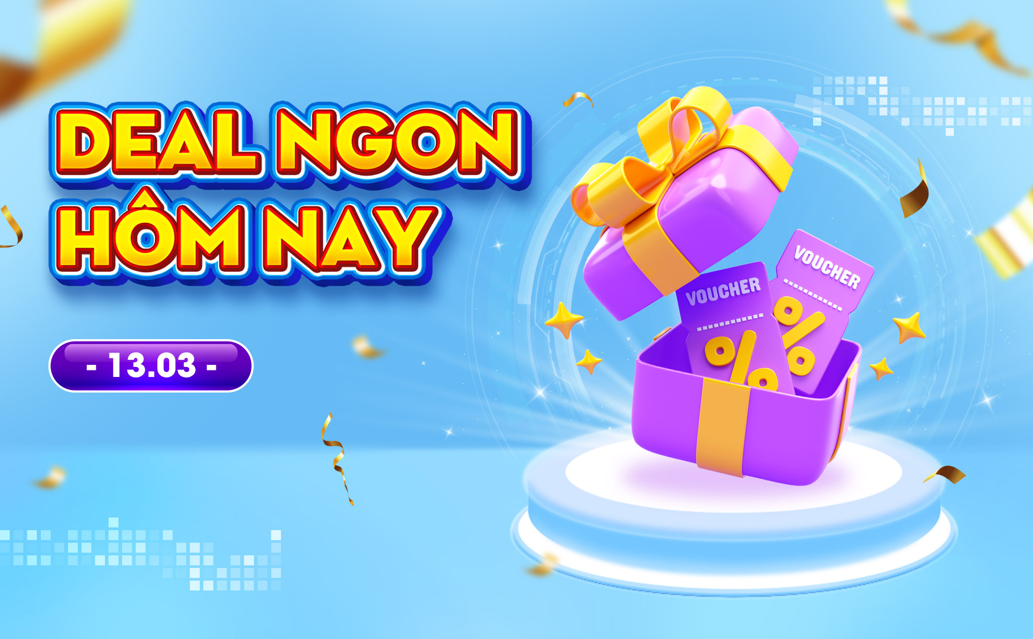 Tổng hợp deal khuyến mãi 13/03