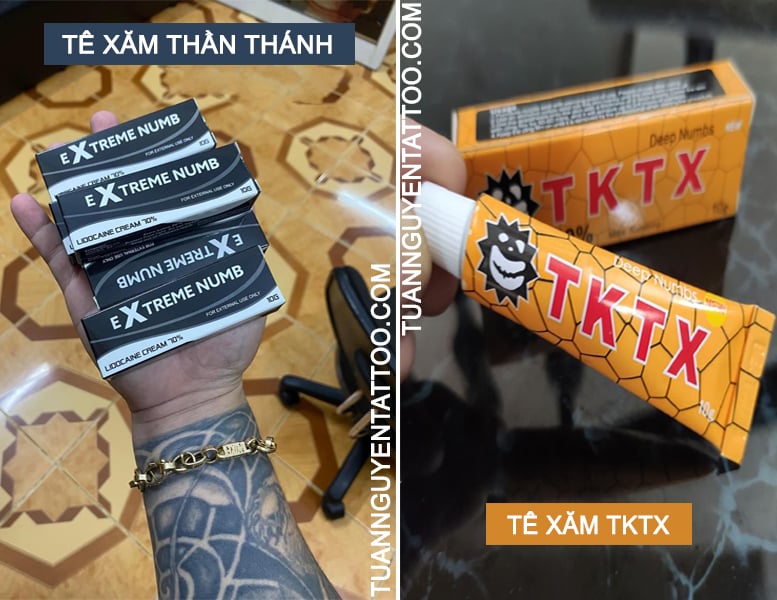 Kem tê giảm đau khi xăm hình tê TKTX Super  Viet Red Tattoo  Nghệ Thuật Xăm  Hình