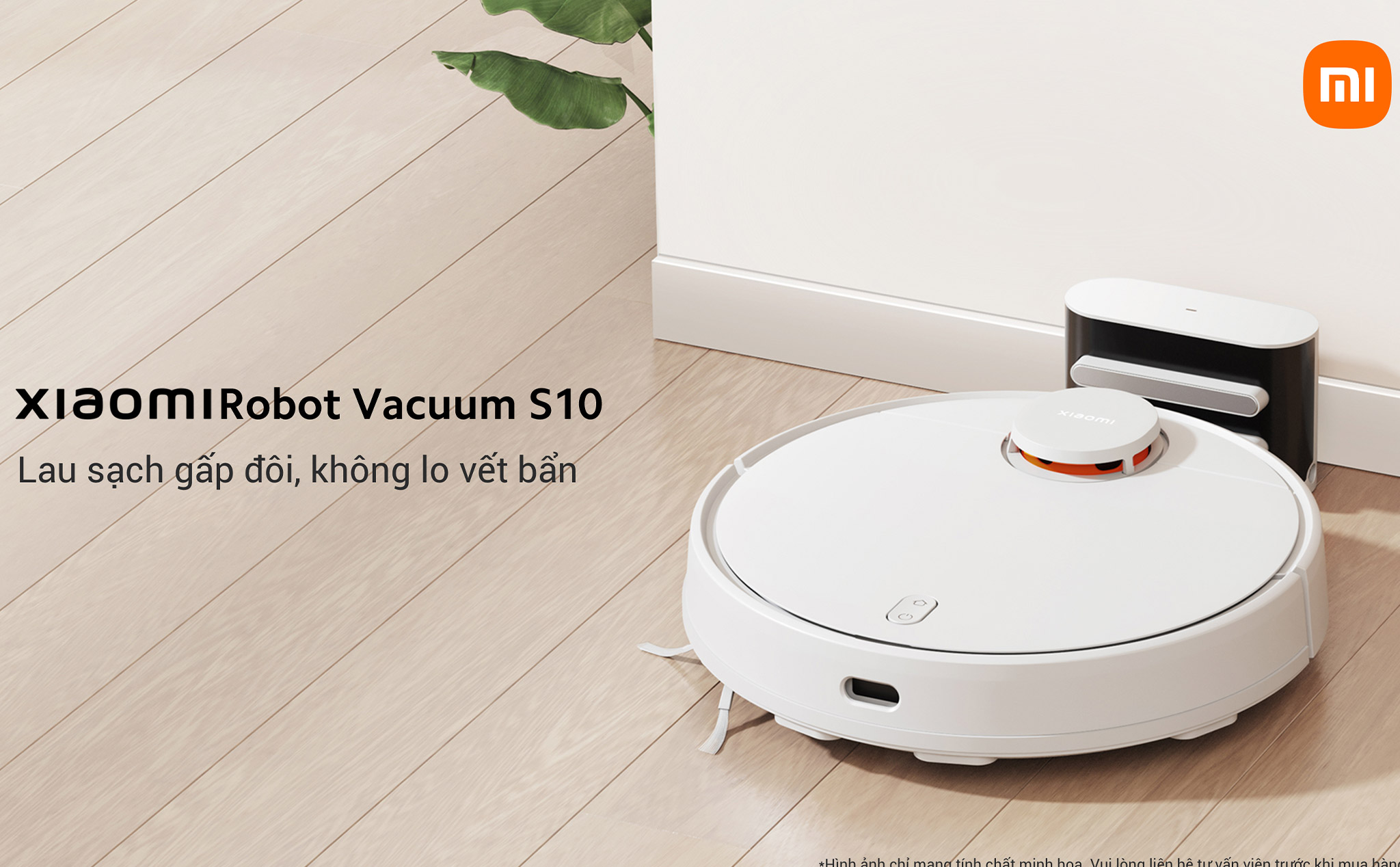 Robot hút bụi Xiaomi Vacuum S10 Plus - Chính hãng