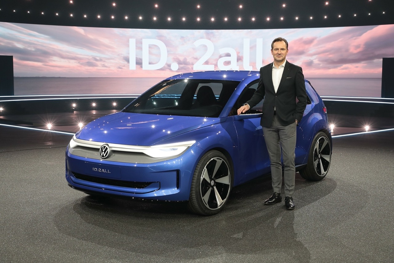 Volkswagen ID. 2all - ý tưởng xe điện giá rẻ chỉ 26.600 USD