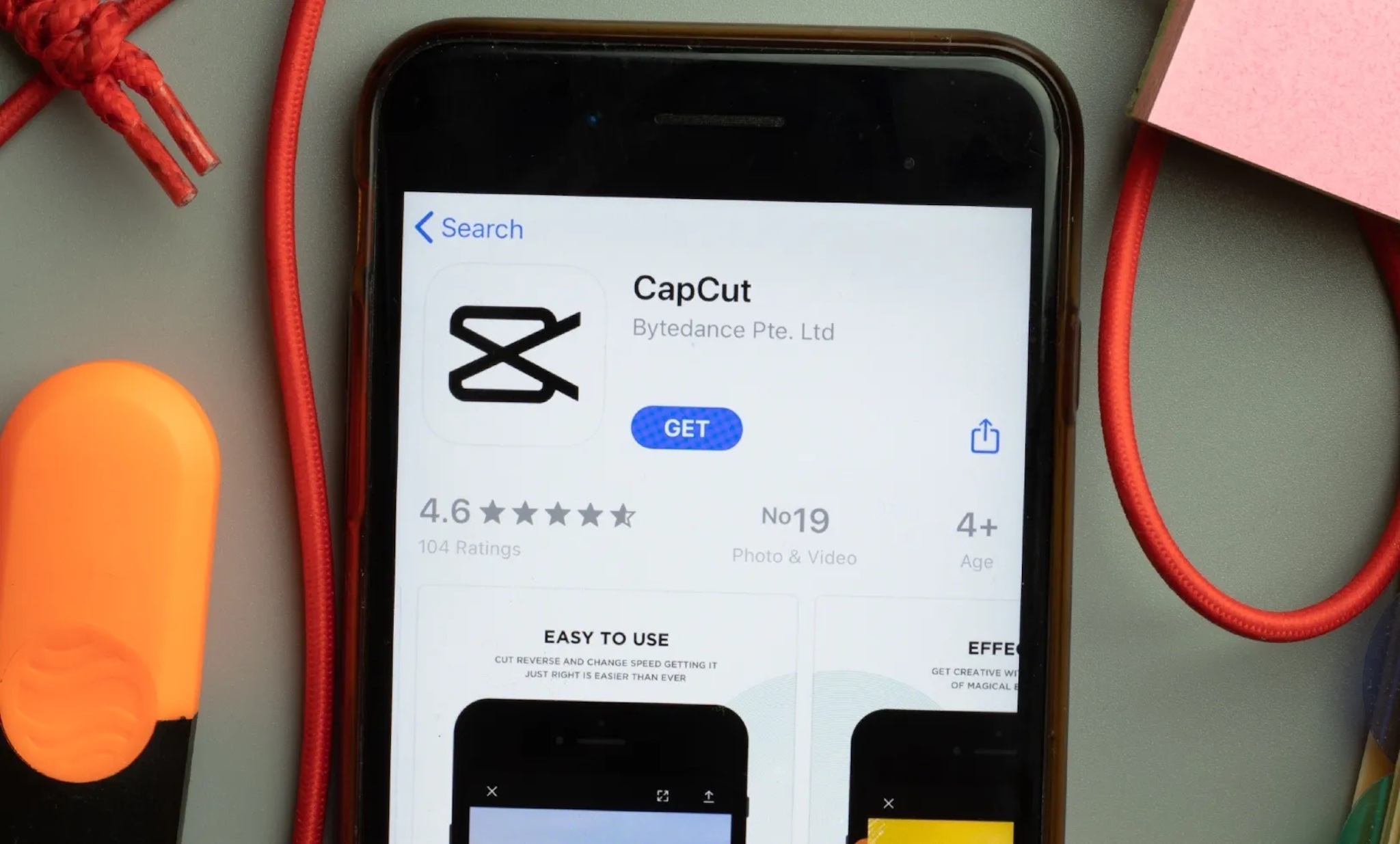 CapCut - ứng dụng cũng do Bytedance phát triển đã vượt TikTok ở Mỹ về số lượt tải về