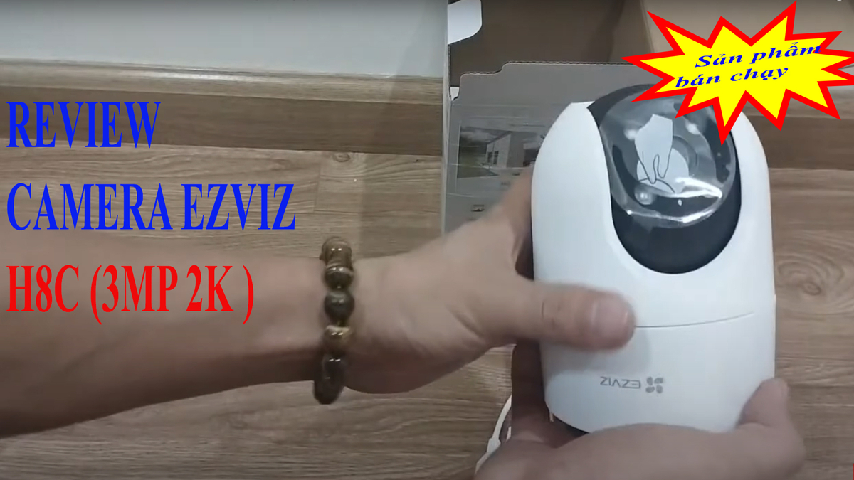 Review Review Camera EZVIZ H8C 3MP 2k ngoài trời không dây thông minh giá Quốc dân