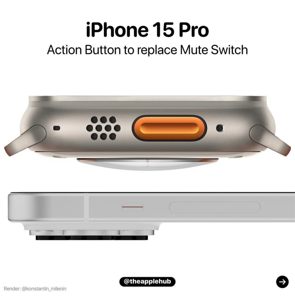 Apple có thể sẽ thay thế công tắc tắt tiếng bằng “action button”