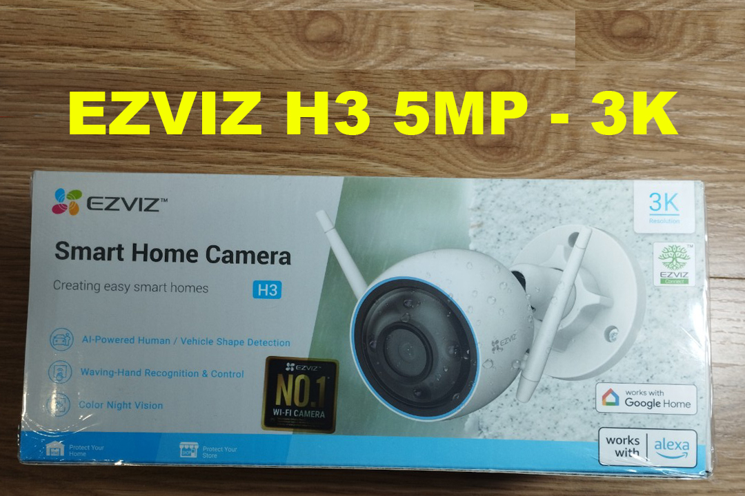 Chiếc camera #ezviz H3 5mp 3k thông minh giá lại quốc dân