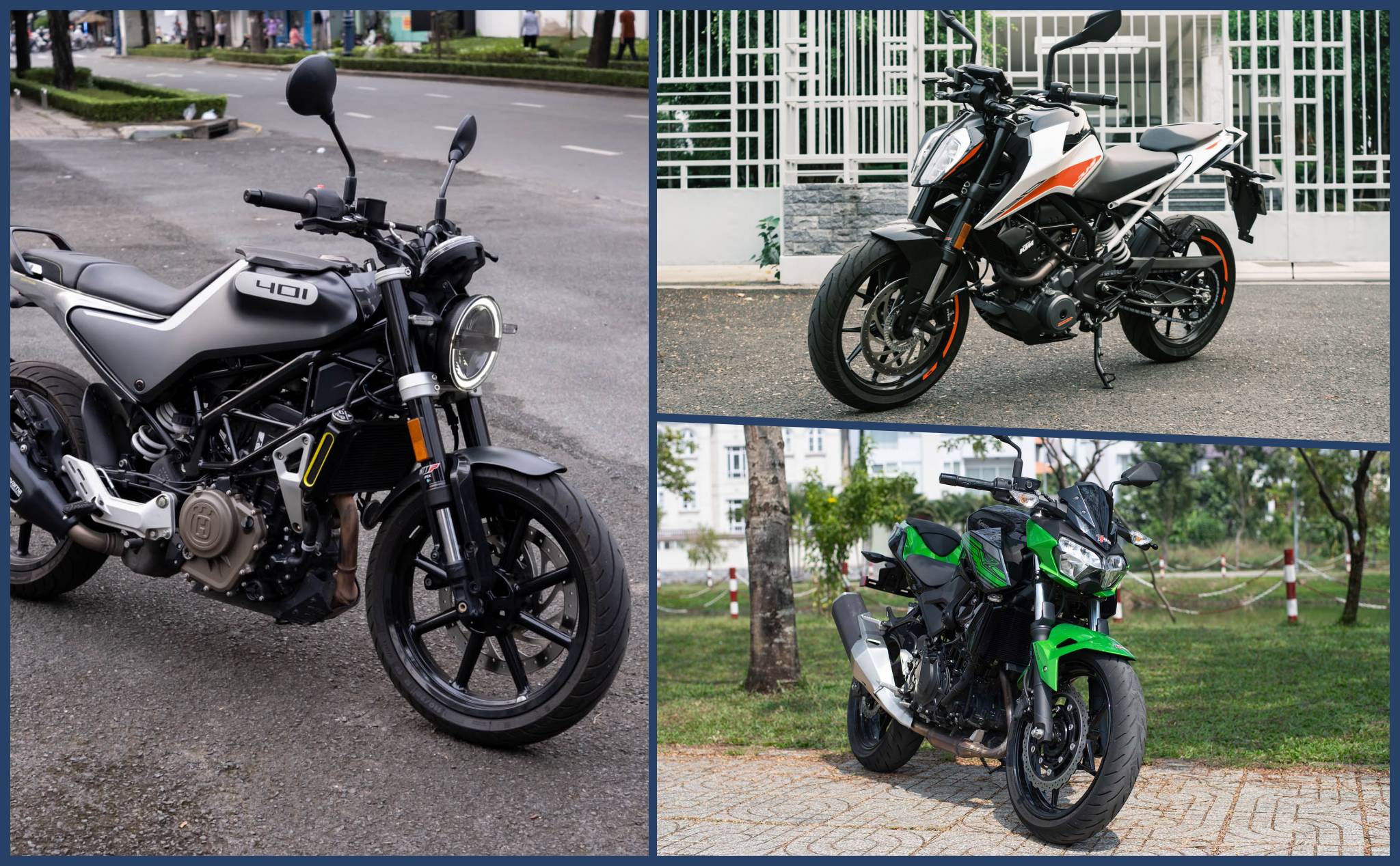 Nakedbike 400cc: Chọn KTM Duke 390, Husqvarna Svartpilen 401 hay Kawasaki Z400?