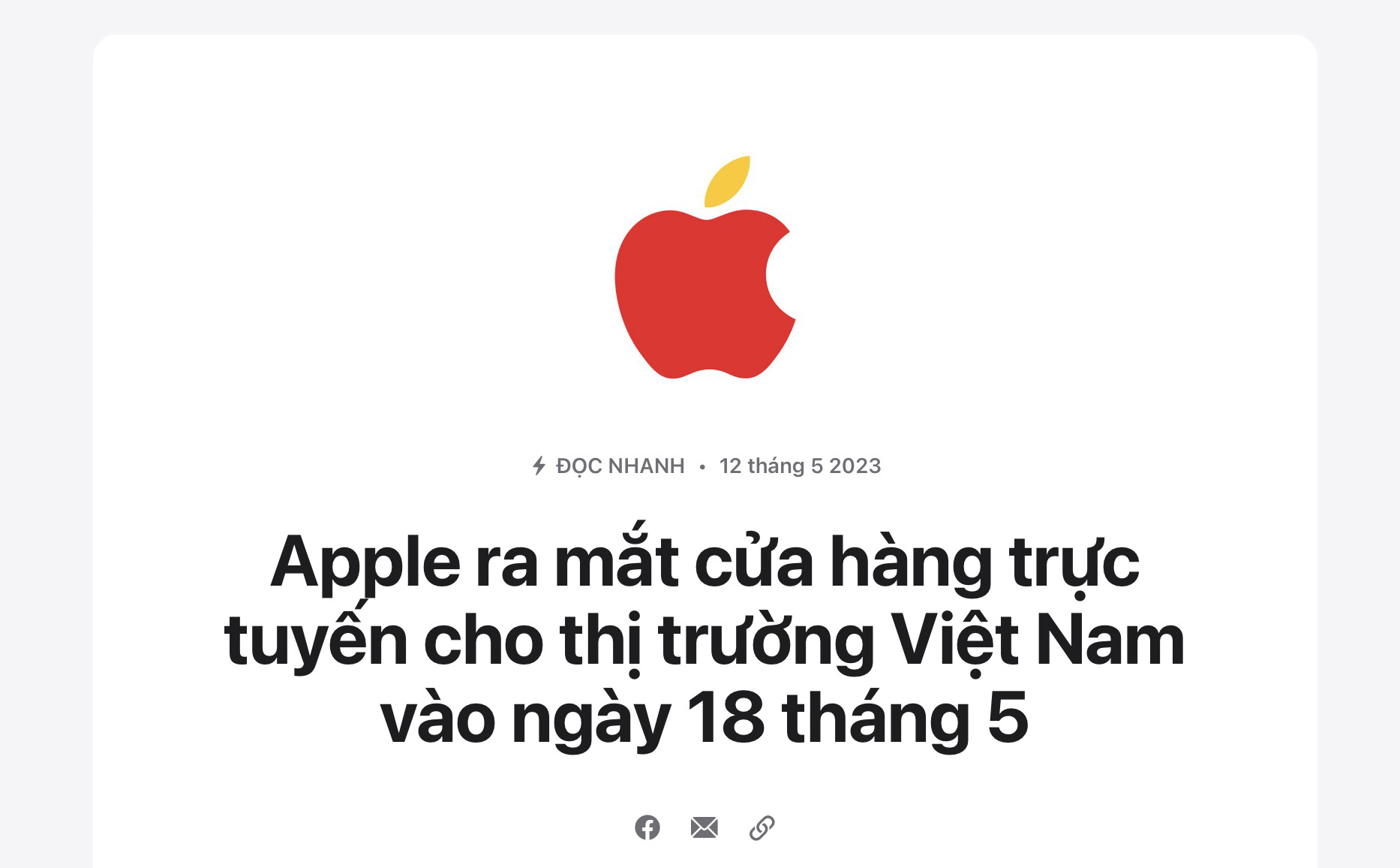 Apple ra mắt Apple Store trực tuyến tại Việt Nam, mở đường cho Apple Store vật lý?