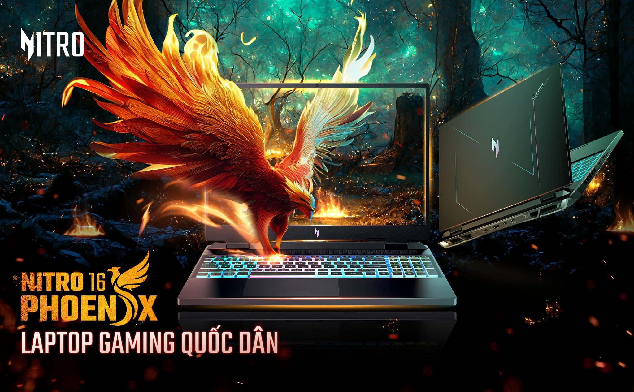 [QC] Acer Ra Mắt Laptop Gaming Quốc Dân Gaming Nitro Phoenix 2023, RTX 4050
