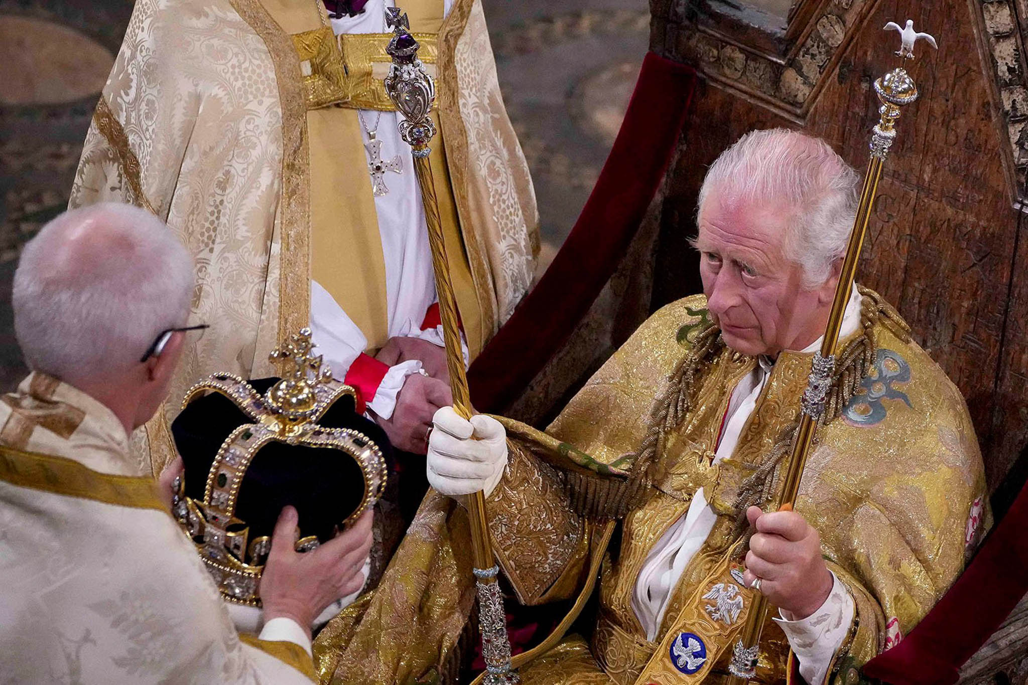 Hình ảnh lễ đăng quang của vua Vua Charles III