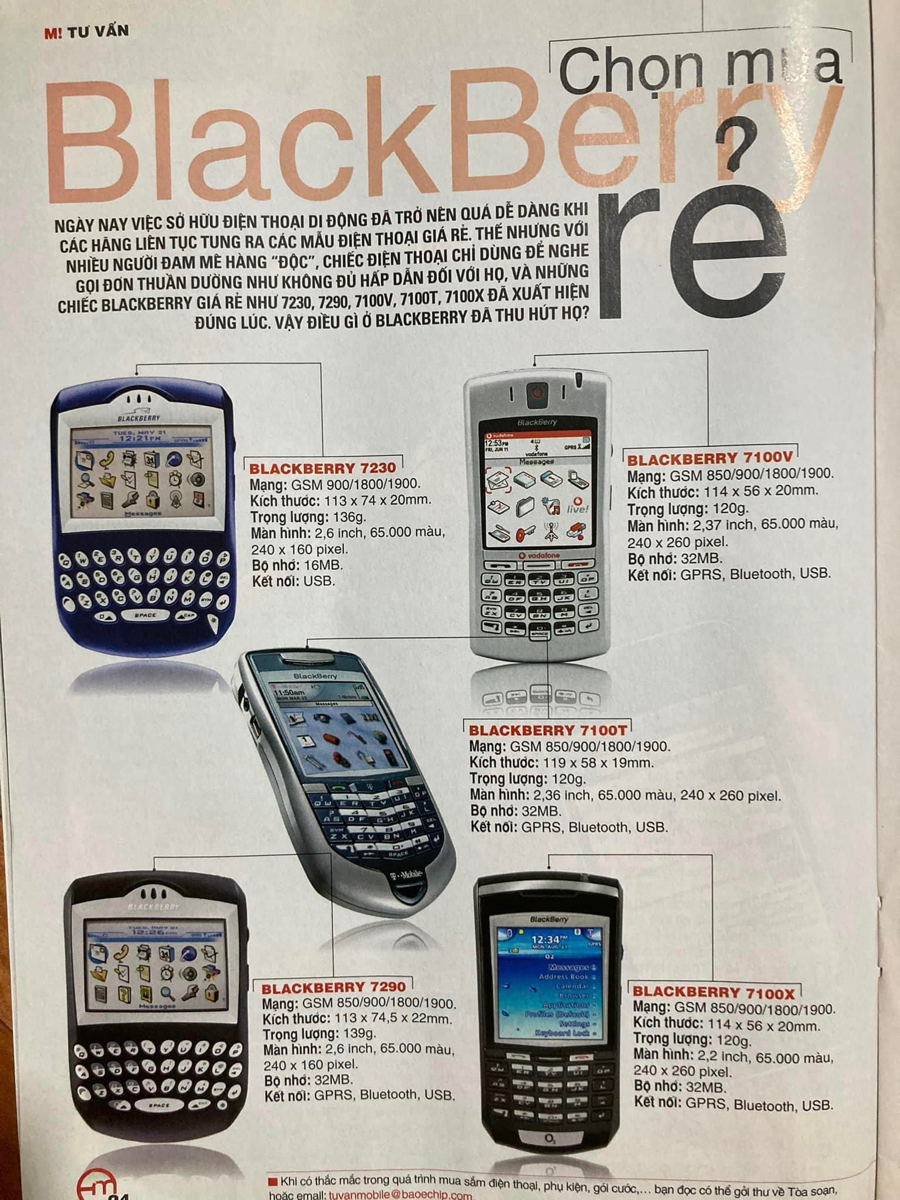 Chọn mua BlackBerry giá rẻ (st)