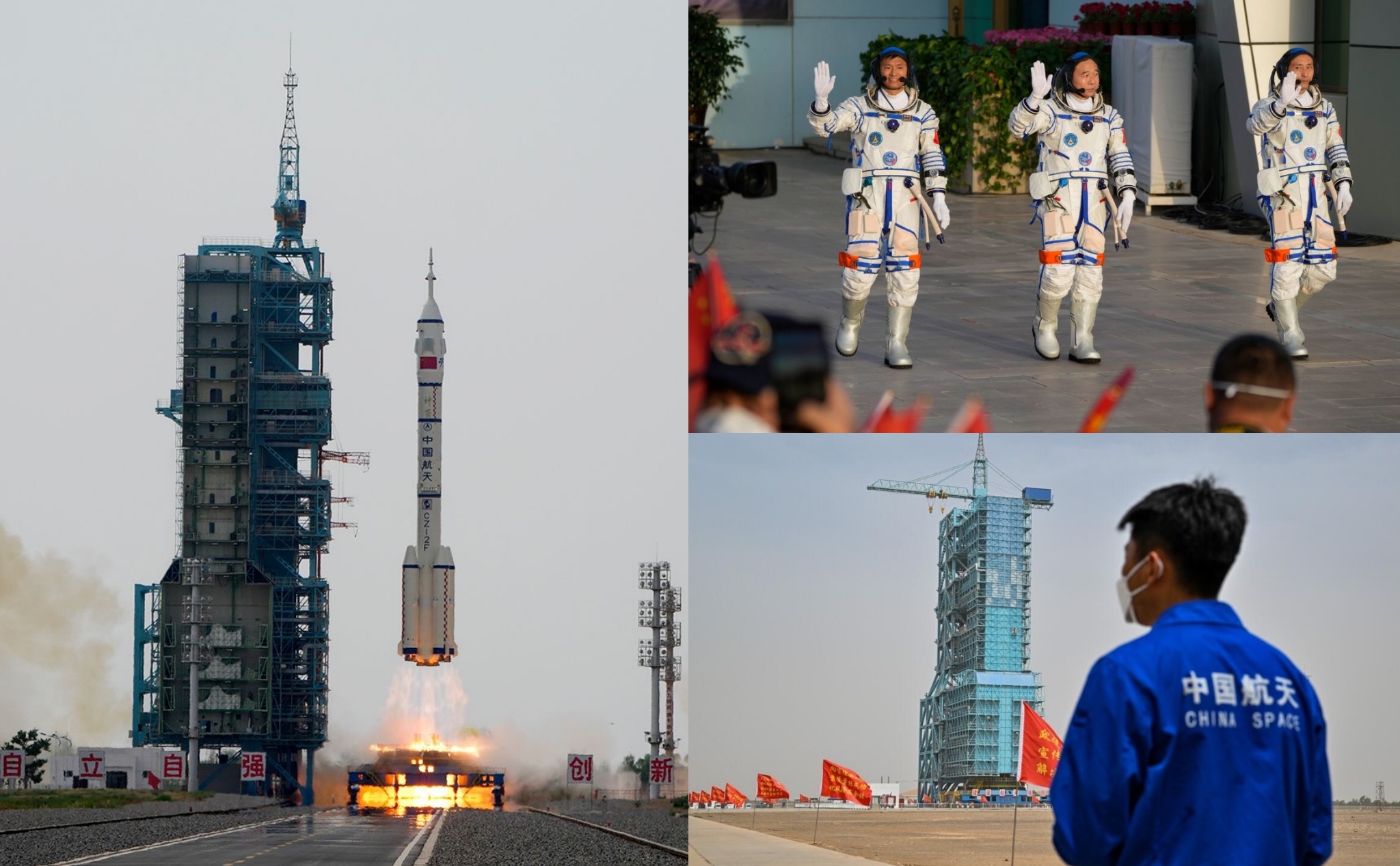 Sáng nay, phi hành gia dân sự đầu tiên của Trung Quốc đã lên vũ trụ