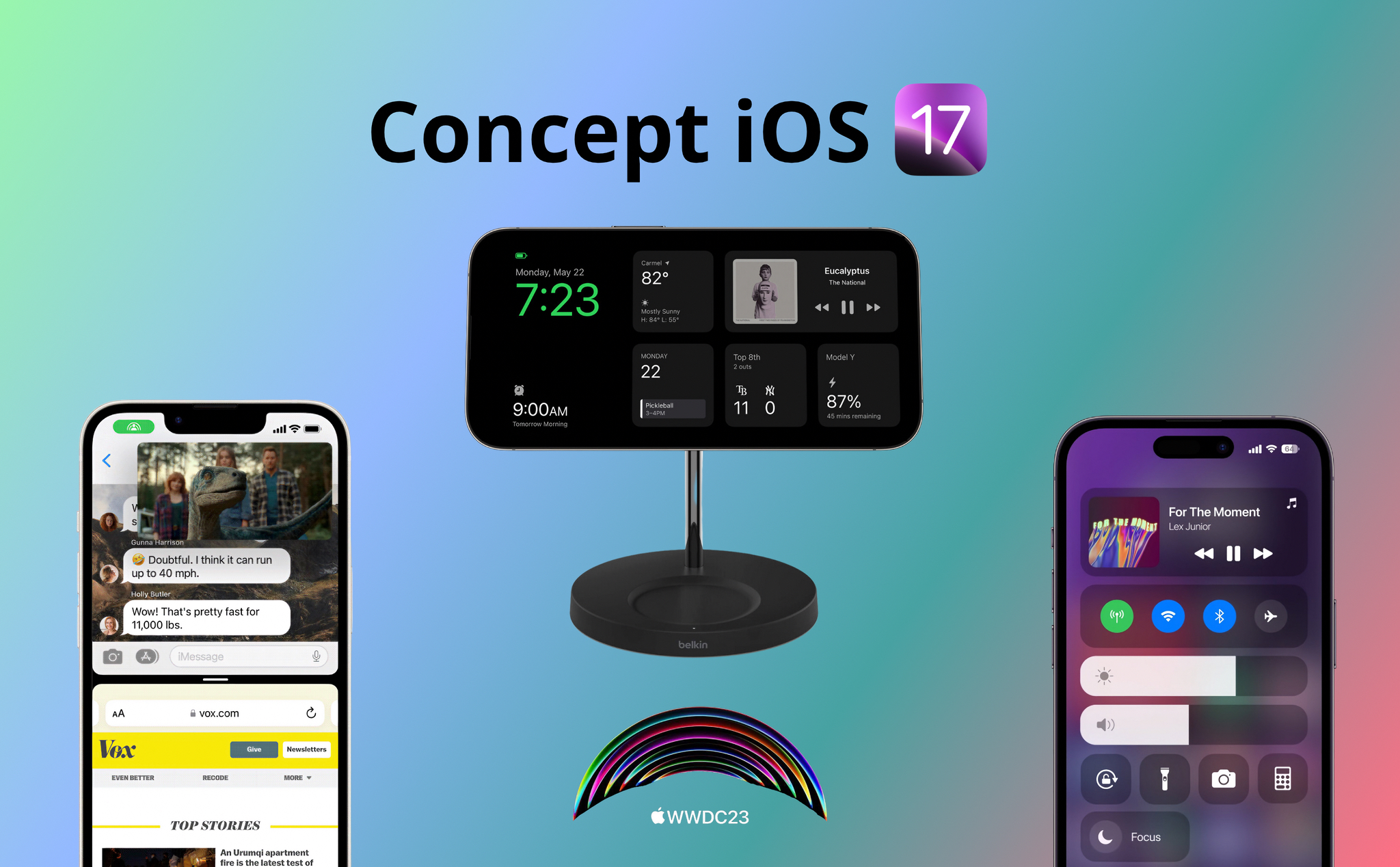 WWDC23: Một số concept thú vị của iOS 17, anh em thích cái nào?