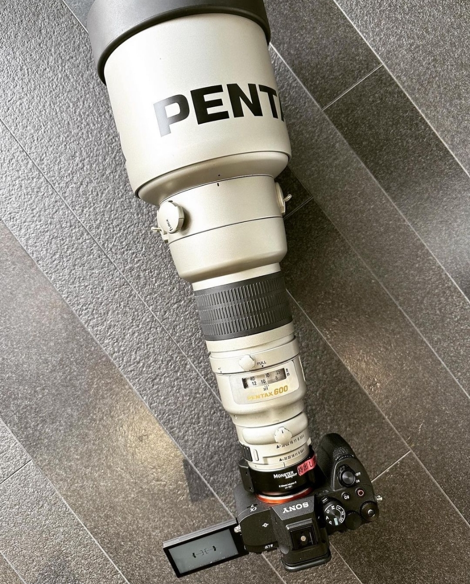 Lens Pentax 600mm F4 :D
