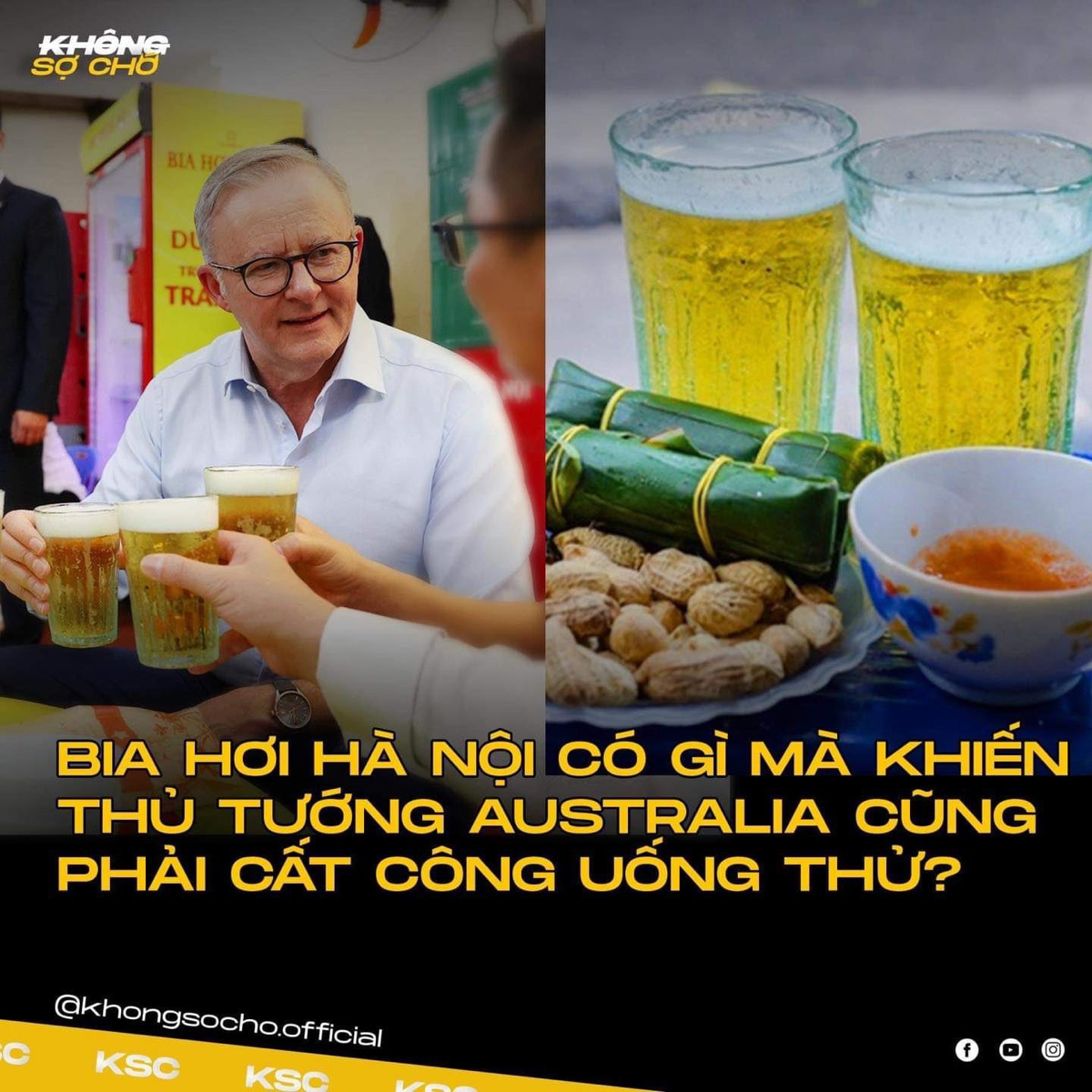 Người Việt Nam ko biết thưởng thức bia (st)