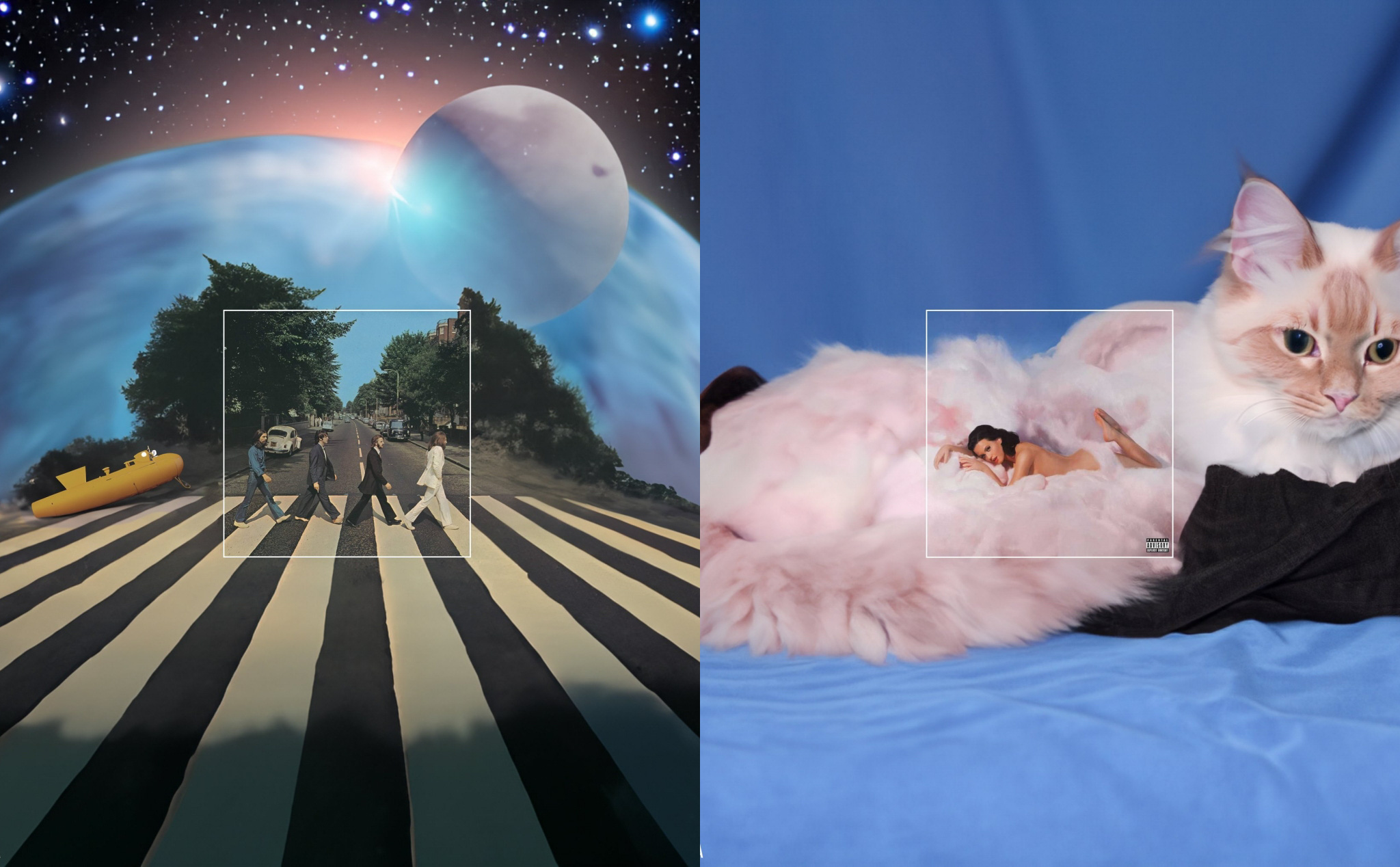 AI của Photoshop đã "hoàn thiện" các cover album nhạc kinh điển như thế nào