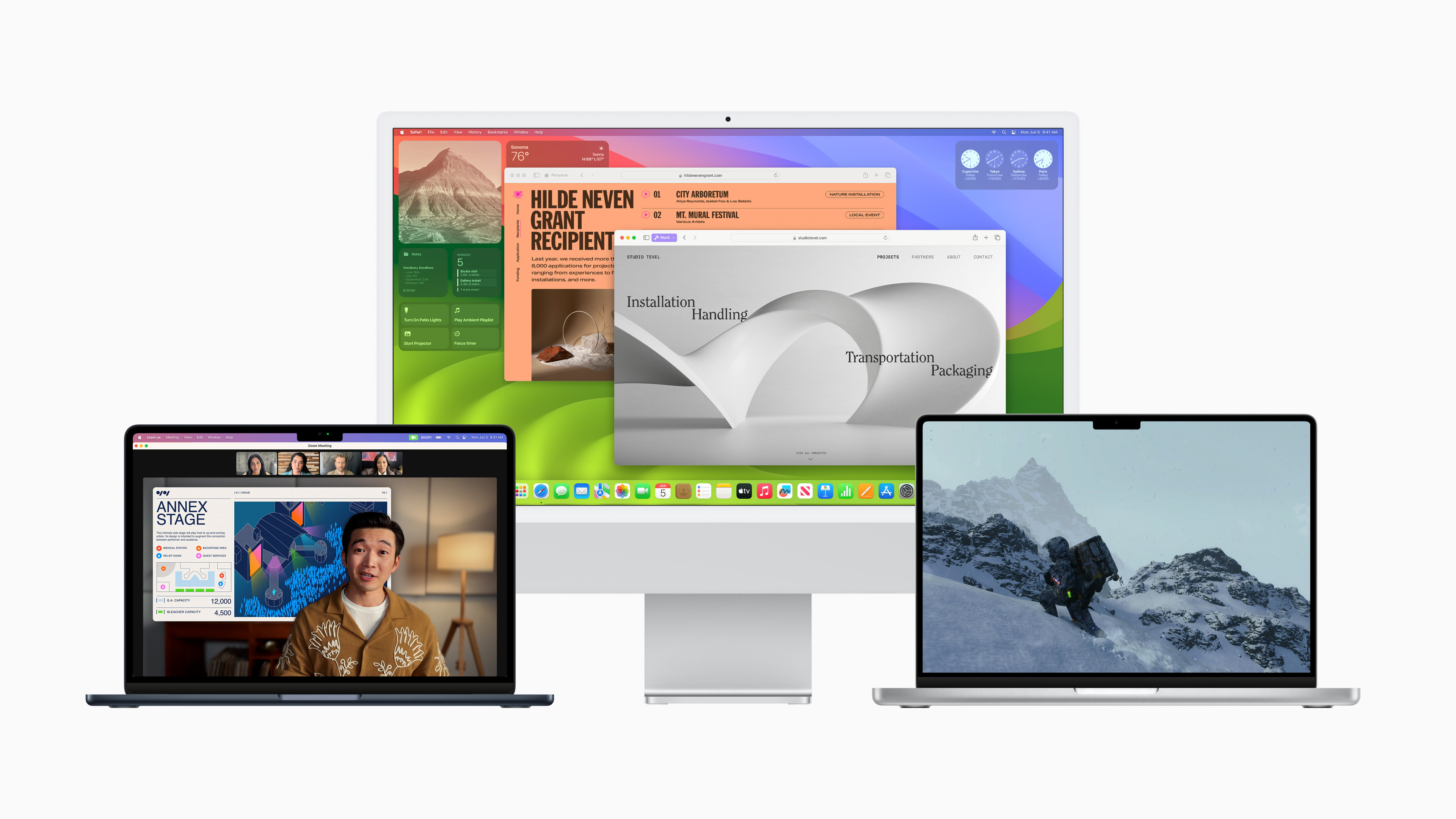 WWDC23: Apple macOS Sonoma chính thức: đem widget ra ngoài màn hình chính, chế độ Game Mode
