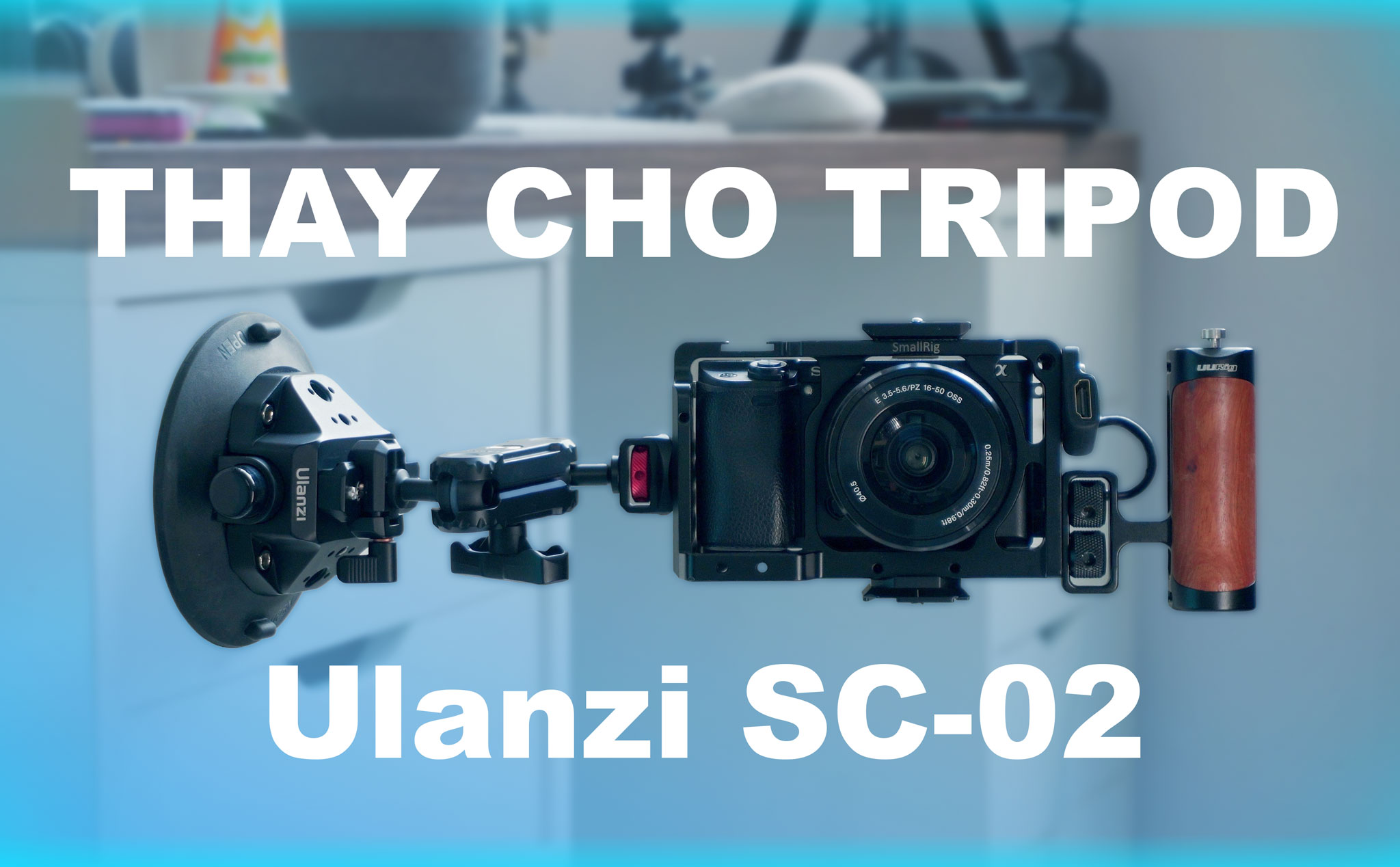 Mình dùng hít kính để thay cho chân máy khi quay vlog | Ulanzi SC-02