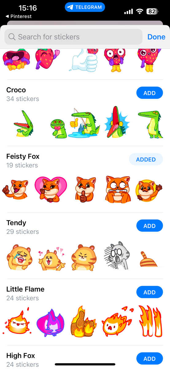 Anh em có để ý mấy cái icon stickers trên Telegram cực kỳ dễ thương vs chuyển động mượt hơn những a