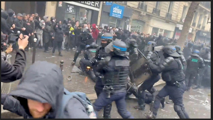 Tình hình ở Pháp đang rất căng thẳng các bác ạ! Nghe nói ở nước ngoài người đi biểu tình được...