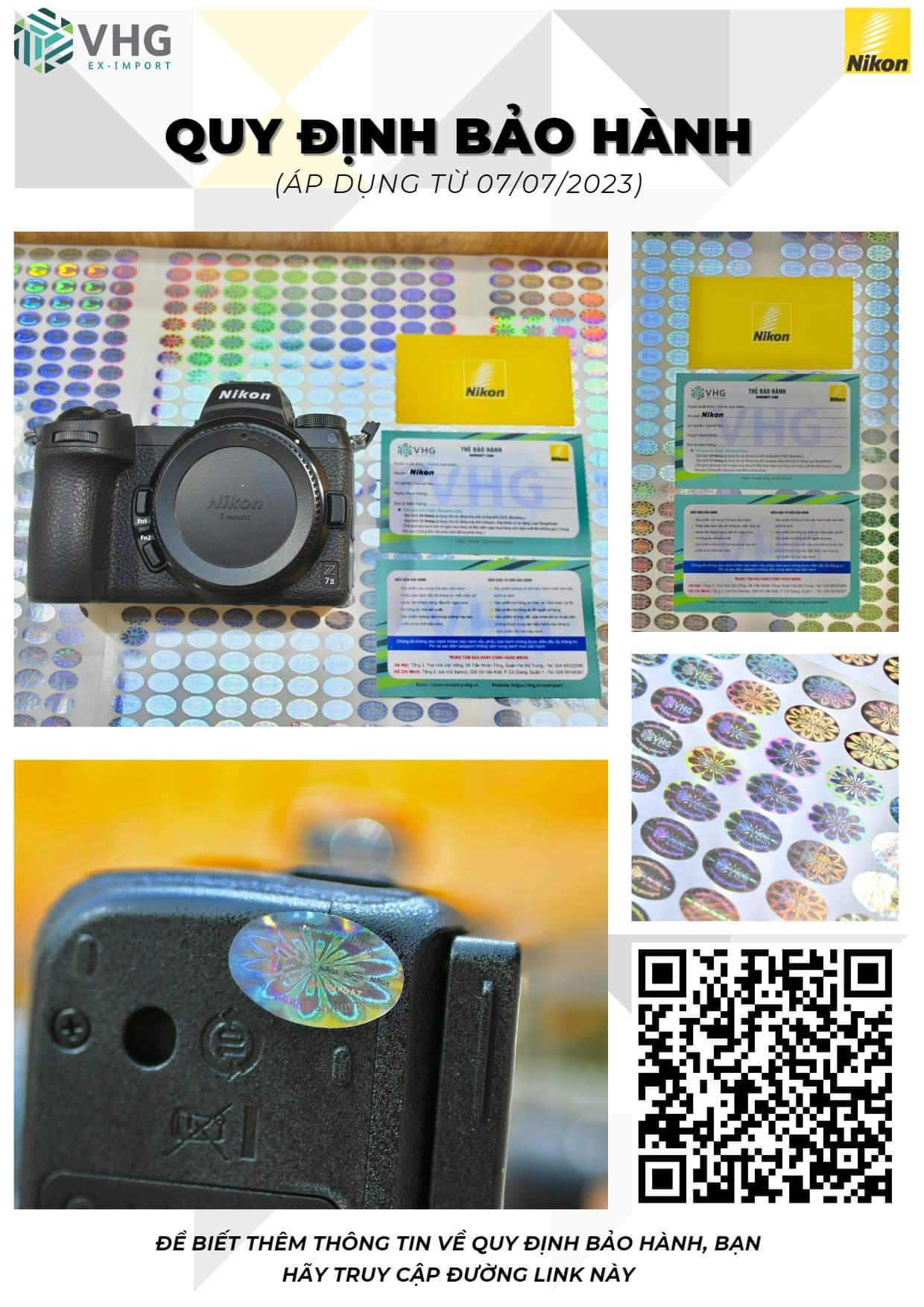 Nikon Vietnam bảo vệ khách hàng với quyền lợi bảo hành mới