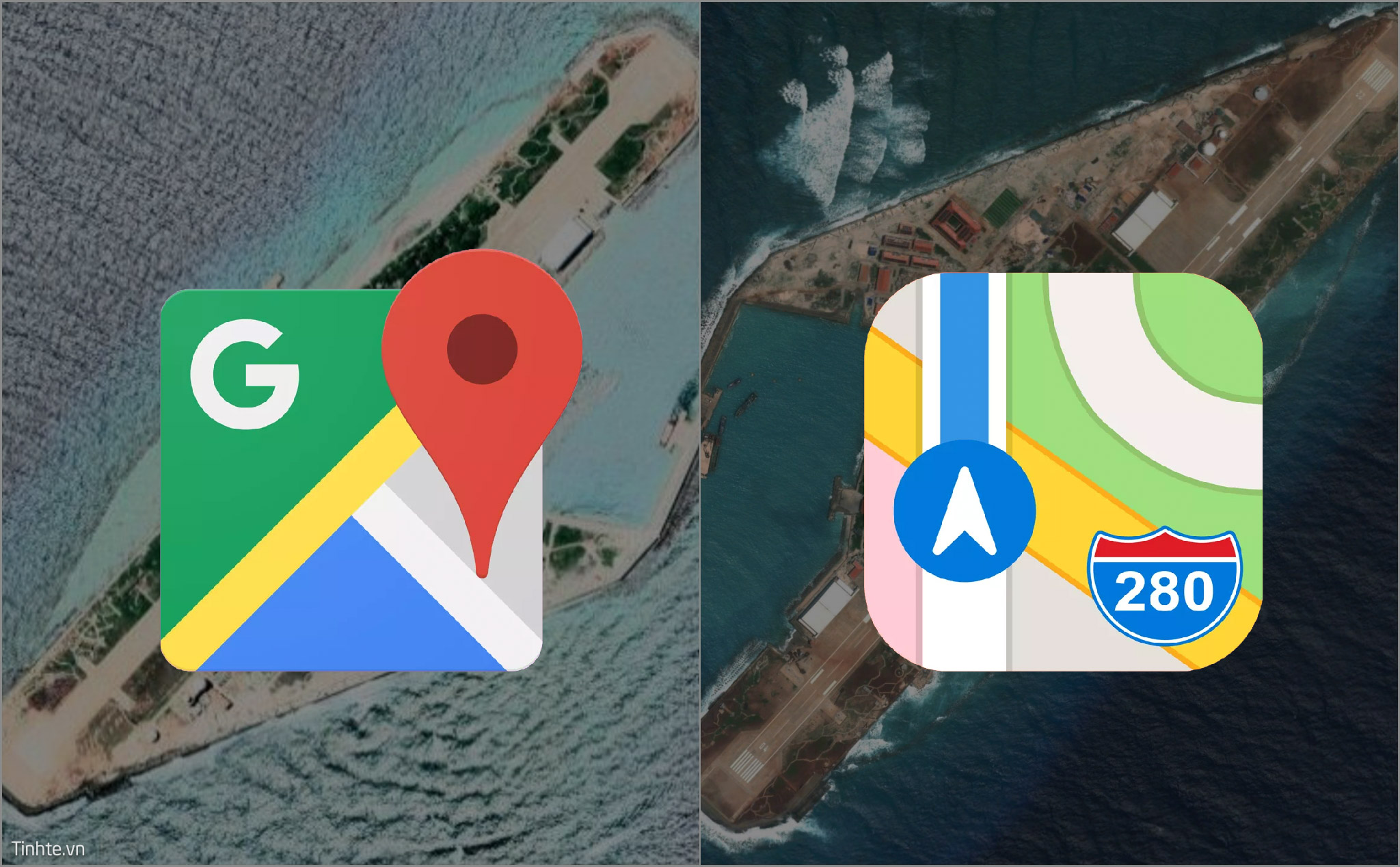 So sánh Apple Maps và Google Maps tại vài địa điểm ở Việt Nam