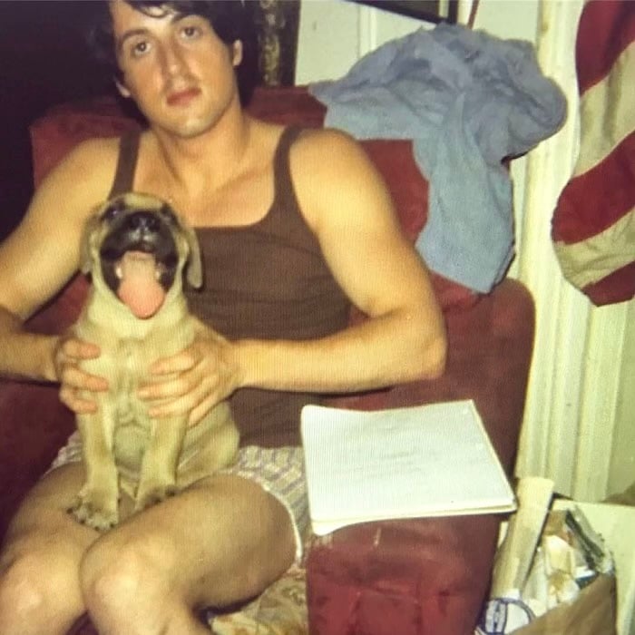 Sylvester Stallone vào những ngày vô danh và câu chuyện về chú chó Butkus của ông